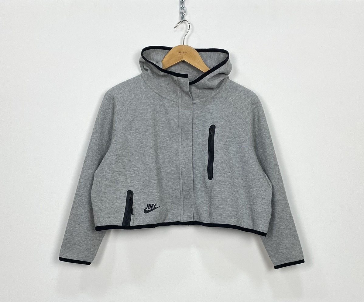 Nike Nike Tech Fleece Full Zip Cape Hoodie Sweatshirt Grey Drill Size XS / US 0-2 / IT 36-38 - 5 Thumbnail