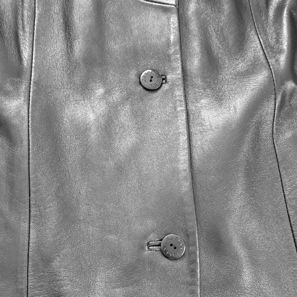 Vintage Iconic super long matrix leather coat Size L / US 10 / IT 46 - 5 Thumbnail