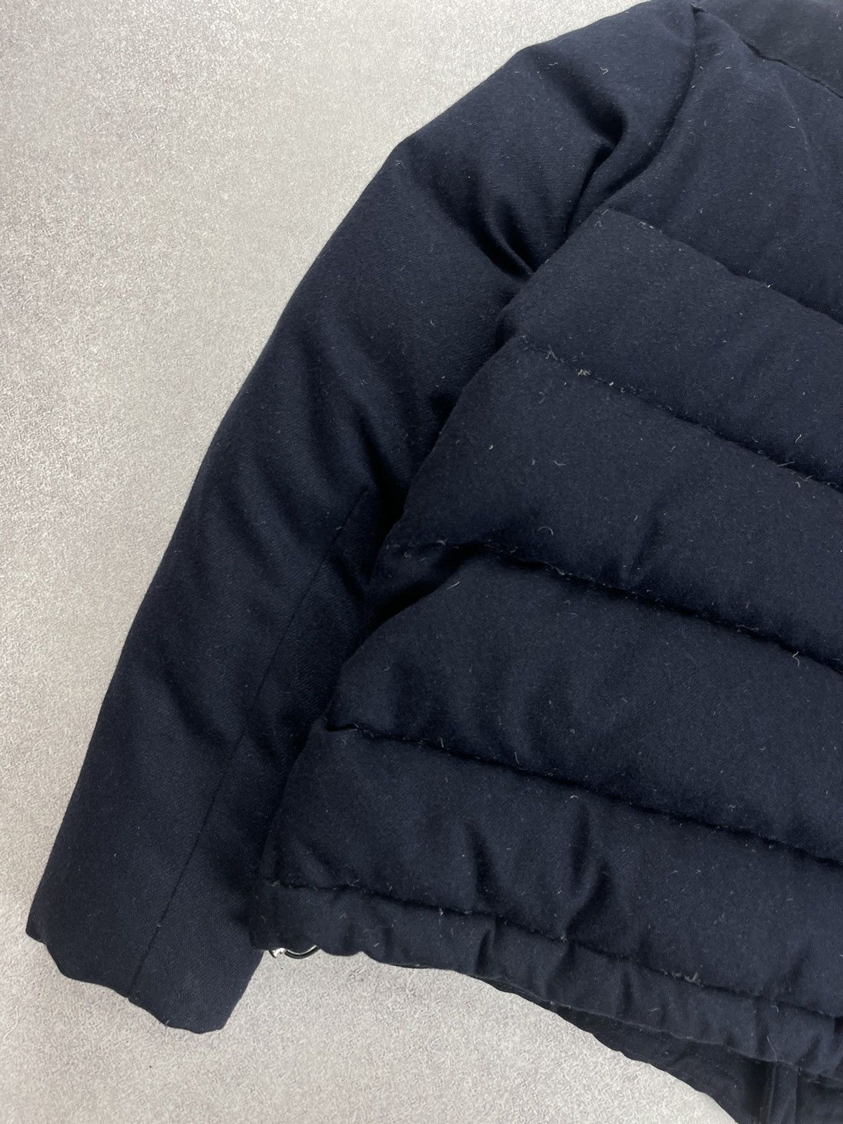 AMI AMI Alexandre Mattiussi Wool Down Jacket Navy Blue Size XL Size US XL / EU 56 / 4 - 15 Thumbnail