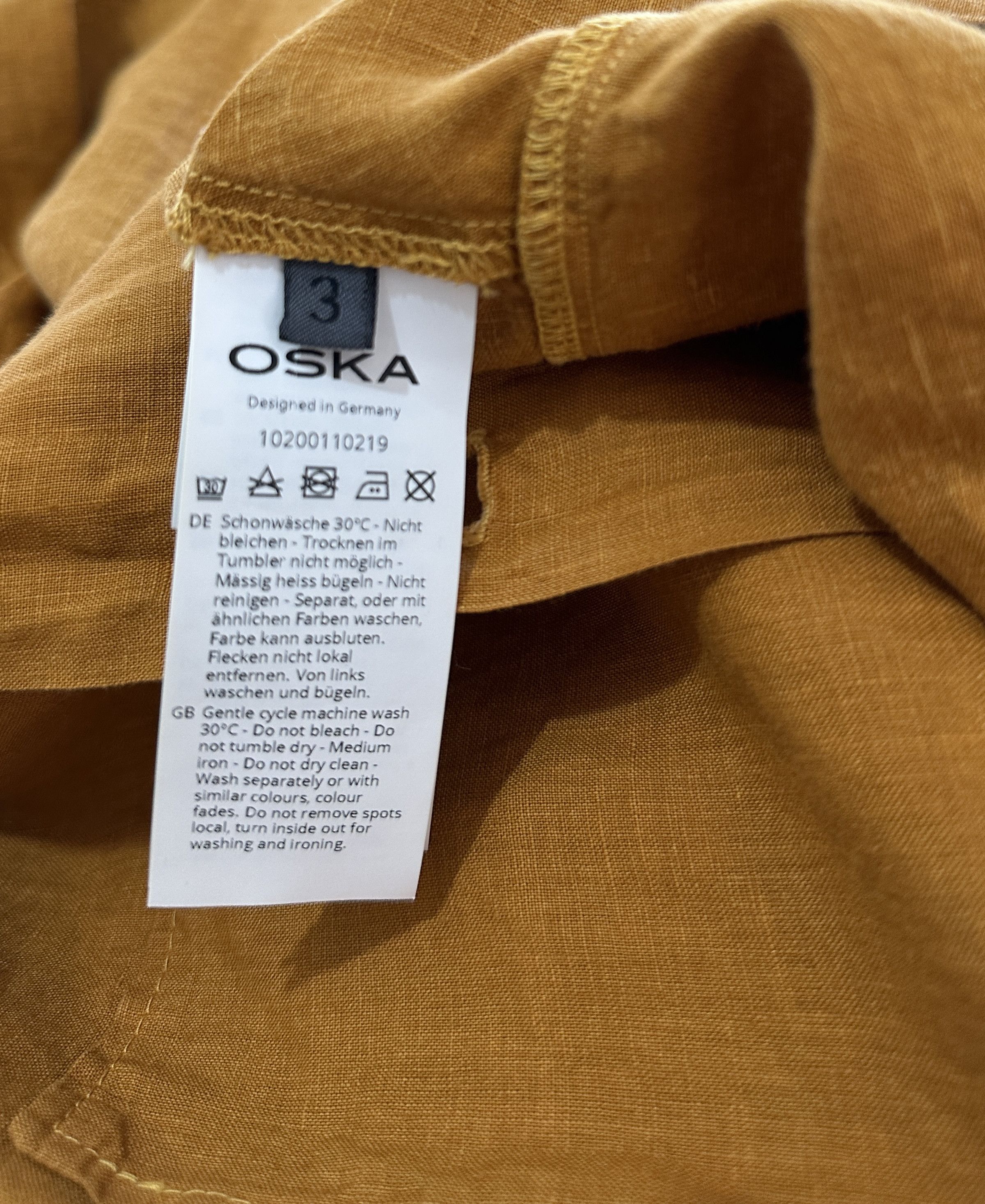 Other Oska Linen Blouse Size L / US 10 / IT 46 - 7 Thumbnail