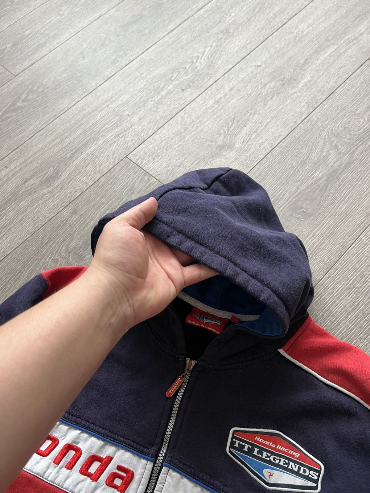 Honda Vintage Honda Racing Zip Hoodie Size US XL / EU 56 / 4 - 9 Thumbnail