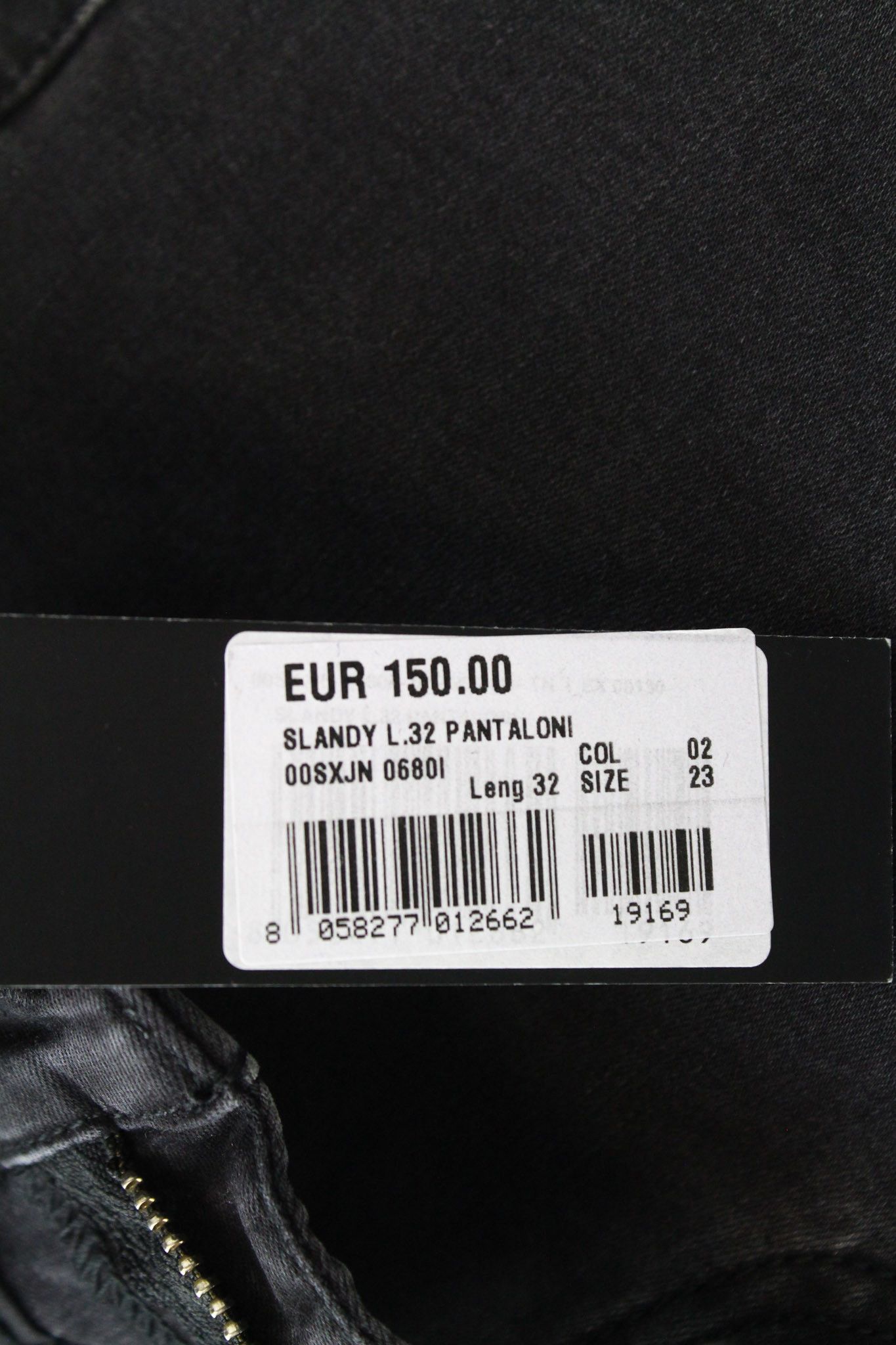 Diesel SLANDY 0680I W23/L32 Grey Girls Jeans 71847 Size 23" - 6 Thumbnail