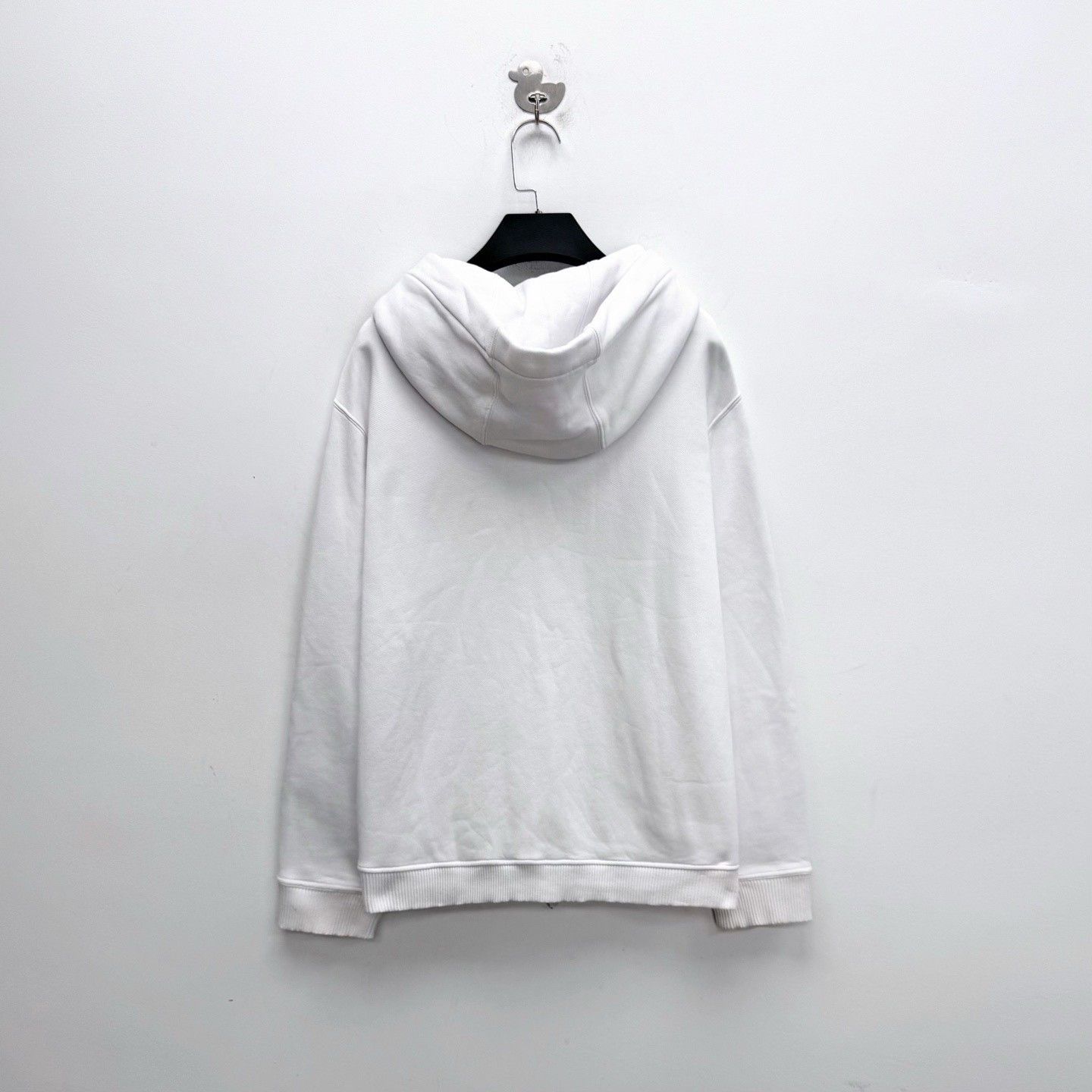 Burberry Burberry White Plaid Flocked TB Zip Hoodie Size US L / EU 52-54 / 3 - 2 Thumbnail
