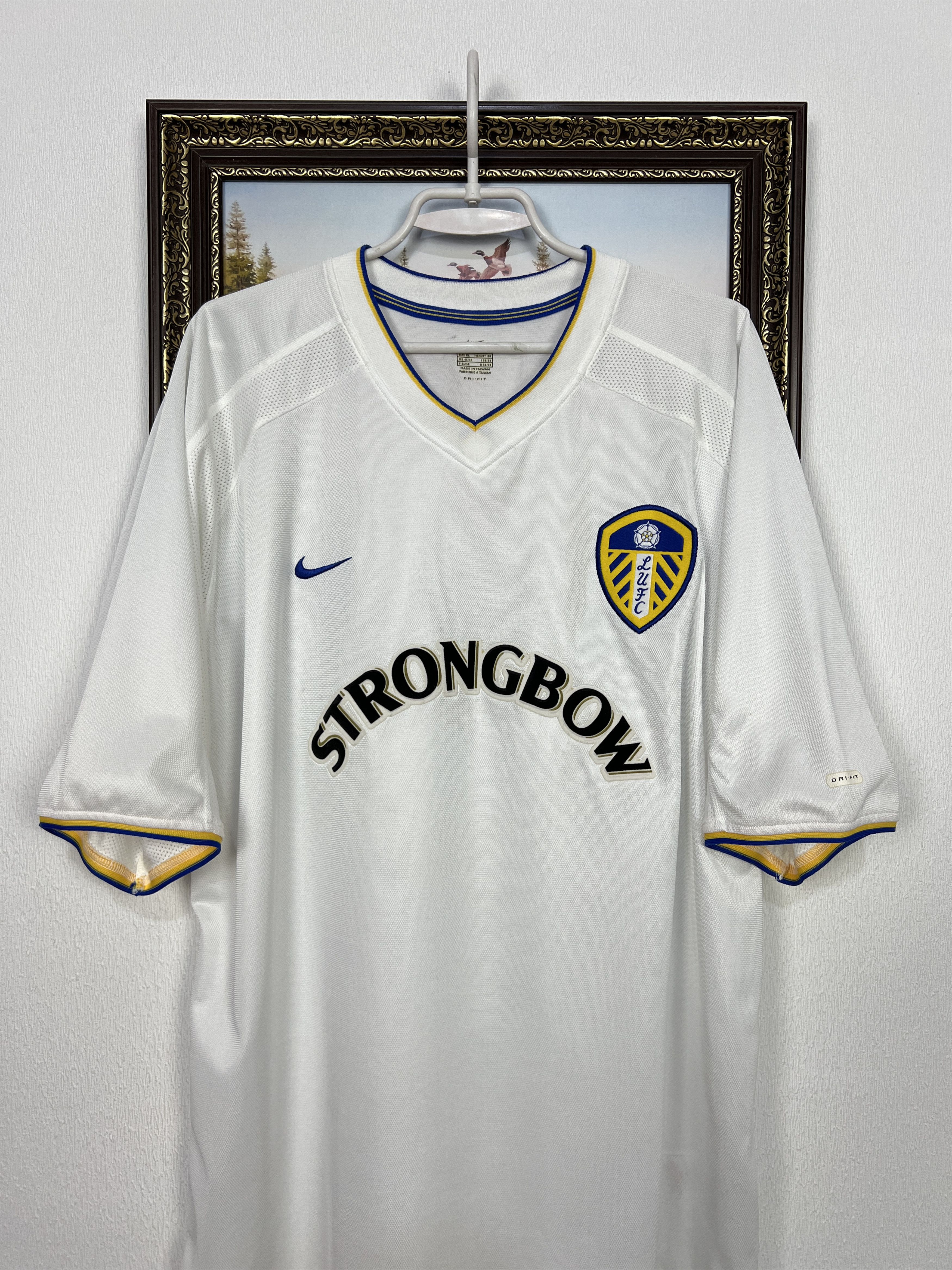 Nike Leeds United Home football shirt 2000 Soccer Nike Jersey Size US XL / EU 56 / 4 - 2 Thumbnail