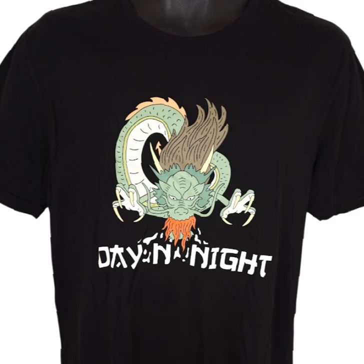 Vintage VINTAGE Day N Night T Shirt Mens Size Small Black Travis Scott Hip Hop Festival LONG USA Size US S / EU 44-46 / 1 - 2 Thumbnail