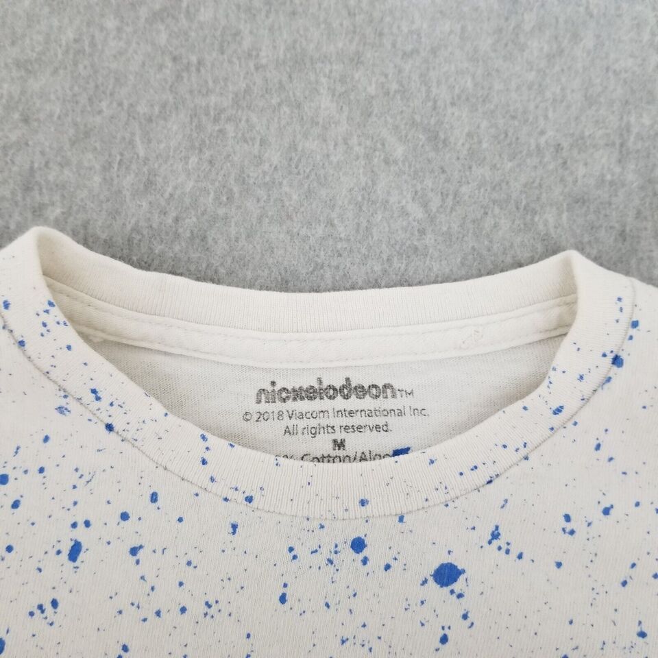 Nickelodeon Nickelodeon Shirt Mens Medium White Short Sleeve Crew Neck Size US M / EU 48-50 / 2 - 5 Thumbnail
