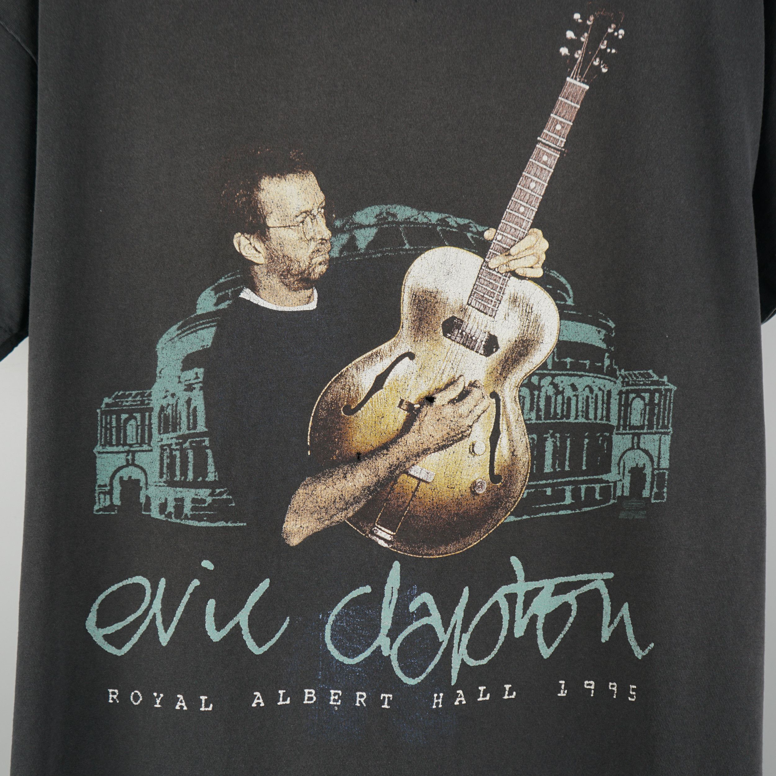 Band Tees × Vintage 1995 Eric Clapton Royal Albert Hall T-Shirt Size US XL / EU 56 / 4 - 2 Thumbnail