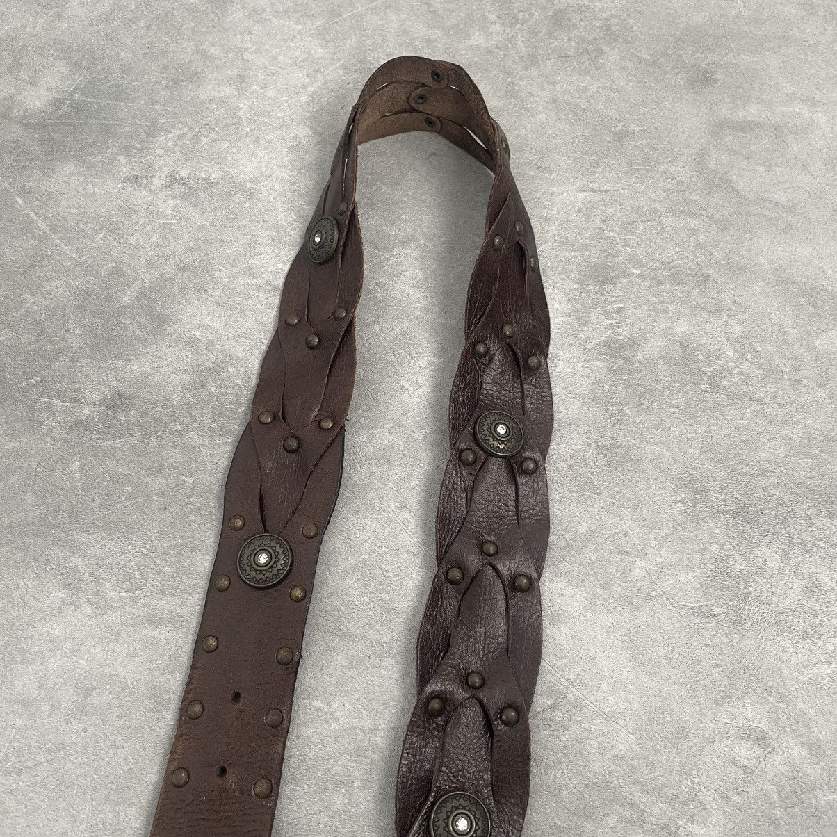 If Six Was Nine × Japanese Brand × Le Grande Bleu (L.G.B.) Vintage crystal belt Size ONE SIZE - 3 Thumbnail