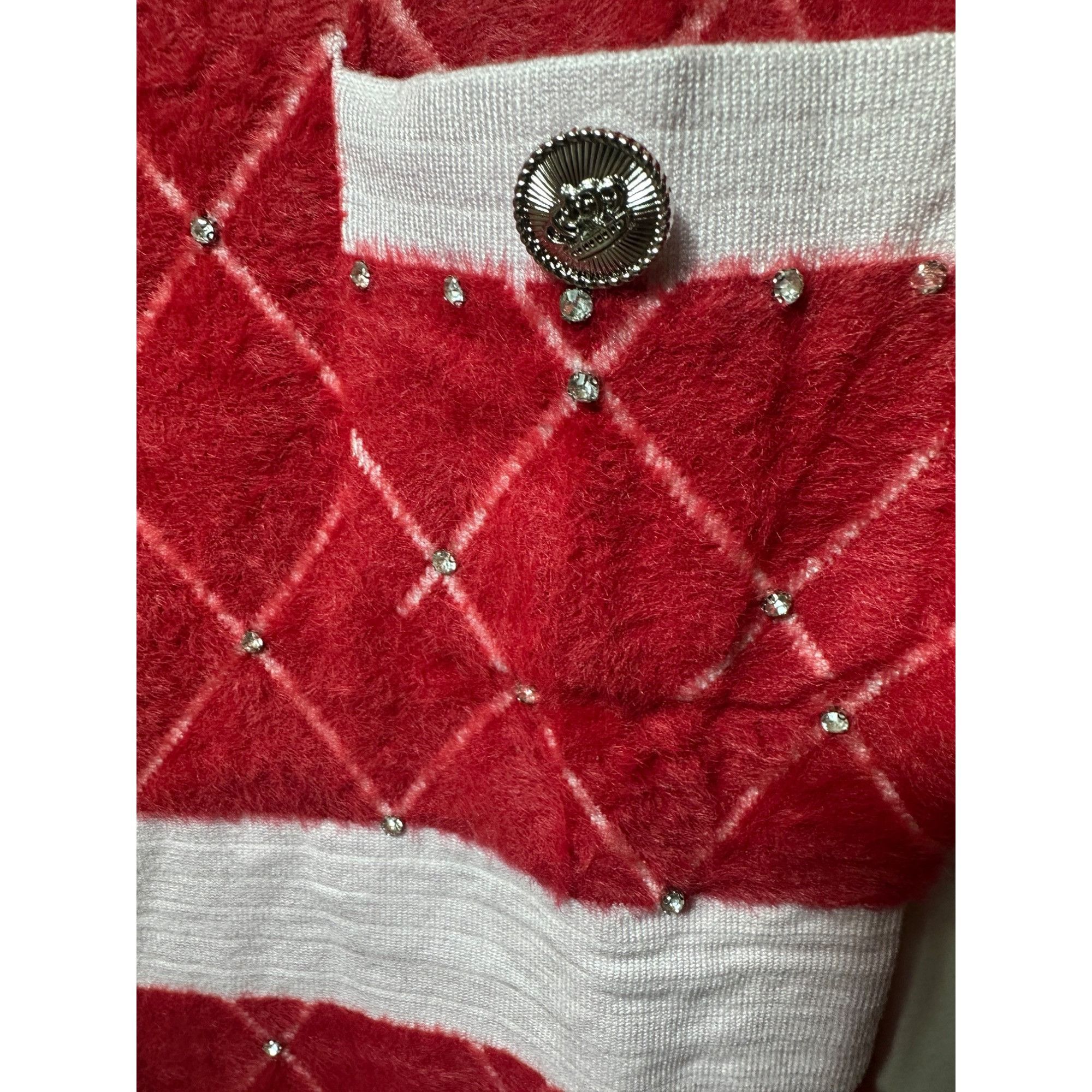 Other NWT Women’s Red Colorblock Studded Long Sleeve Bodycon Mini Size M / US 6-8 / IT 42-44 - 9 Thumbnail