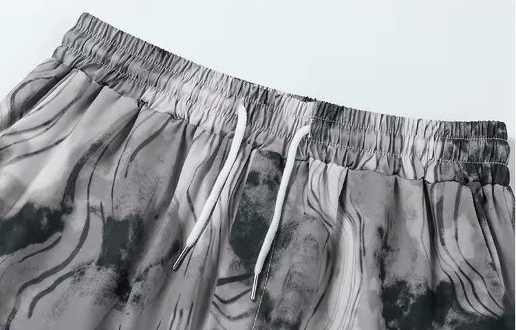 Other Tie Dye Style Retro Loose Wide Leg Straight Summer Shorts Size US 36 / EU 52 - 3 Thumbnail