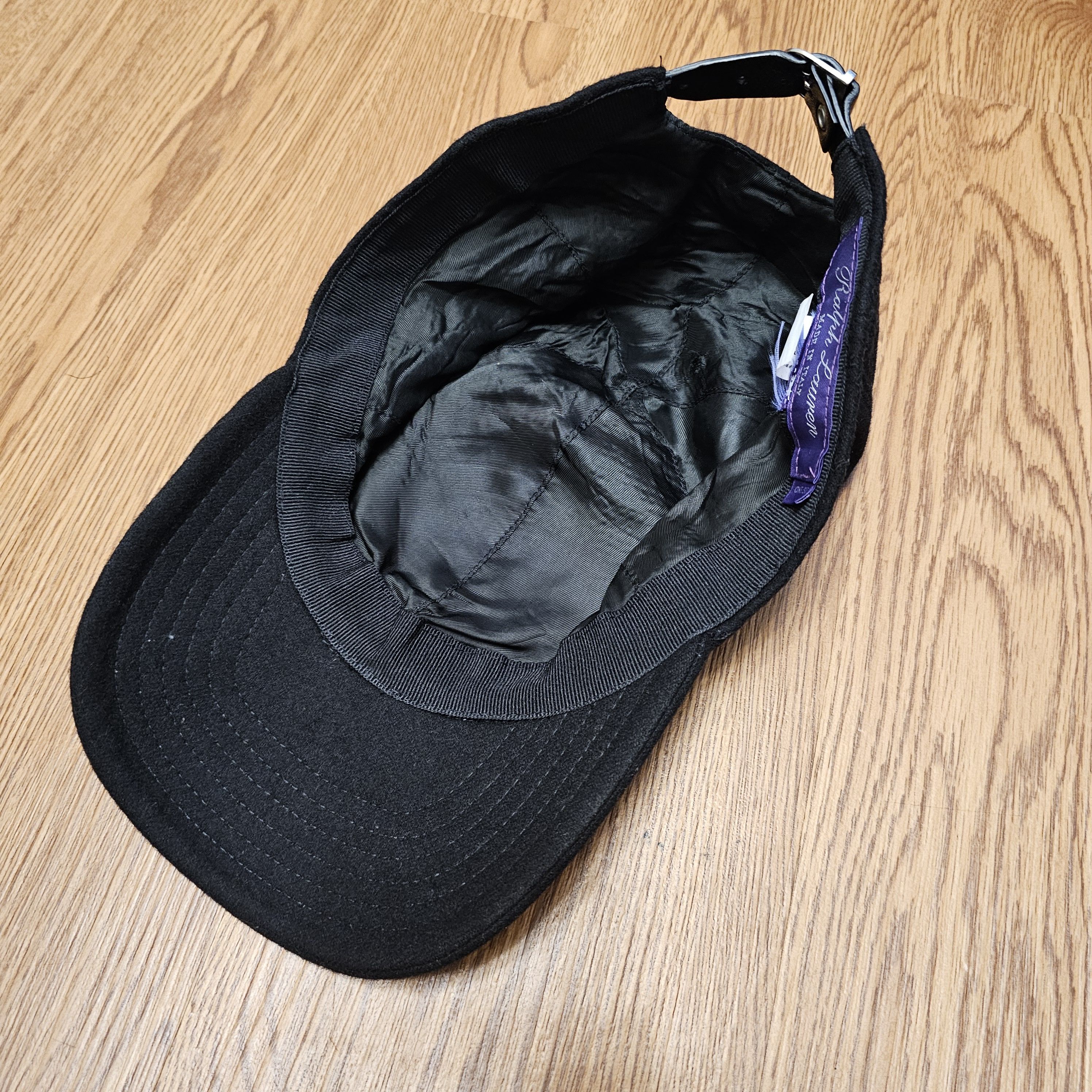 Ralph Lauren Purple Label Ralph Lauren Purple Label Patch Wool Hat Size ONE SIZE - 6 Thumbnail