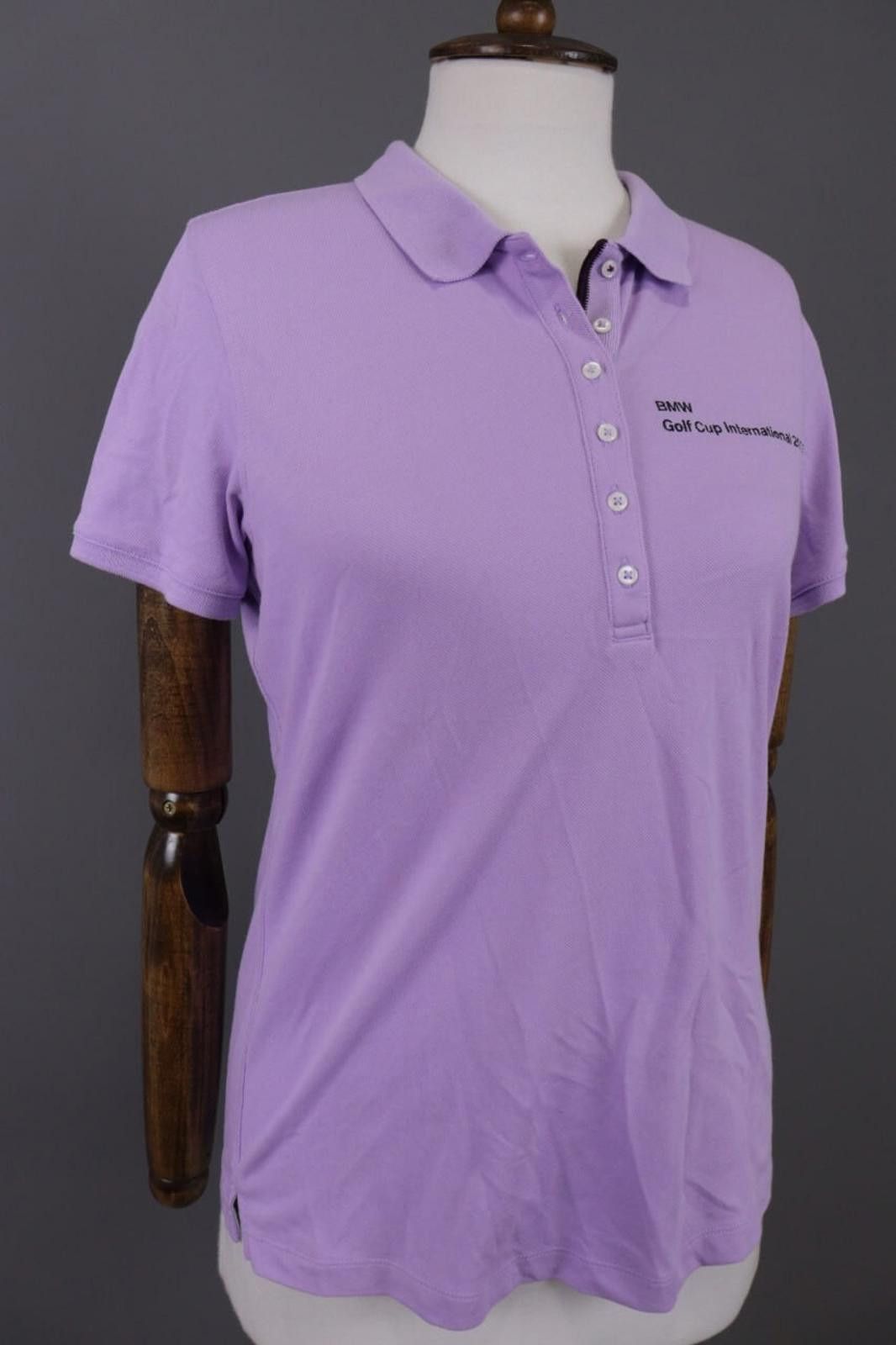 KJUS KJUS Ladies Sanna Polo S/S Purple BMW Polo Shirt Size 40 / L Size M / US 6-8 / IT 42-44 - 6 Thumbnail