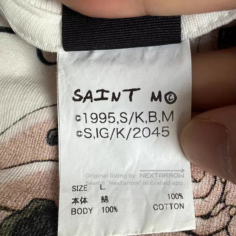 Saint Michael Saint Michael Collaboration pattern printed crew neck shor Size US L / EU 52-54 / 3 - 3 Thumbnail
