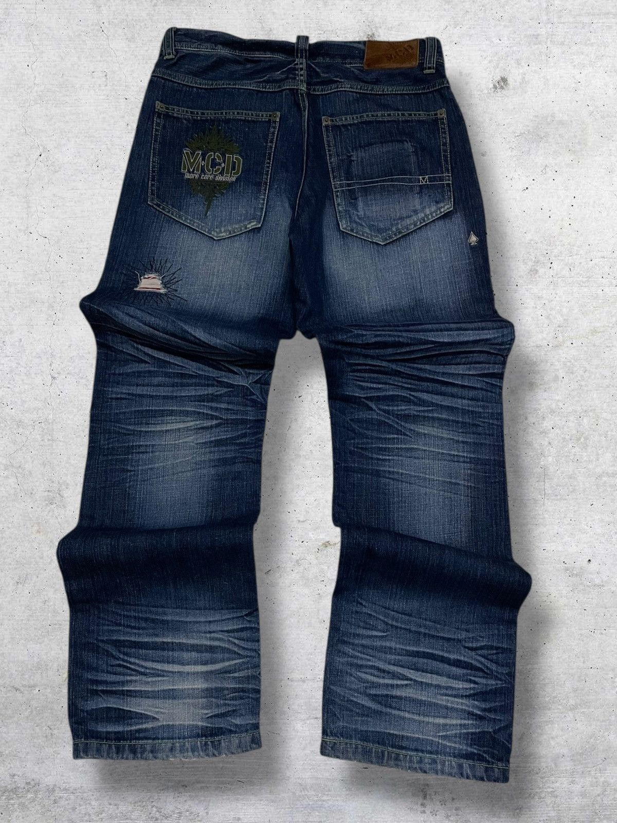 Hysteric Glamour VINTAGE MORE CORE DIVISION RIPPED JAPAN PUNK SUPERSTAR DENIM Size US 32 / EU 48 - 10 Thumbnail