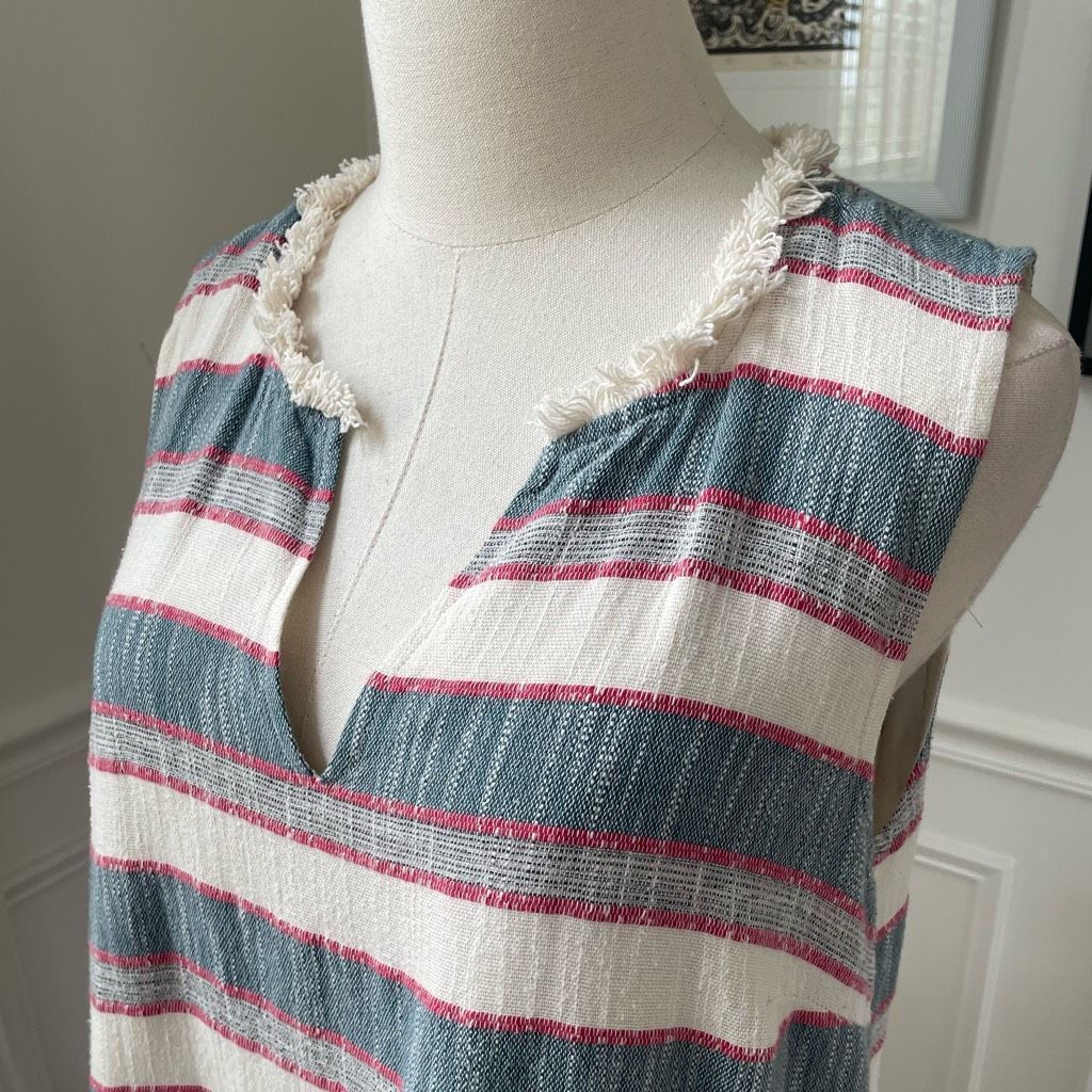Anthropologie Anthropologie Holding Horses Sleeveless Fringe Shirt Dress $ Size L / US 10 / IT 46 - 6 Thumbnail