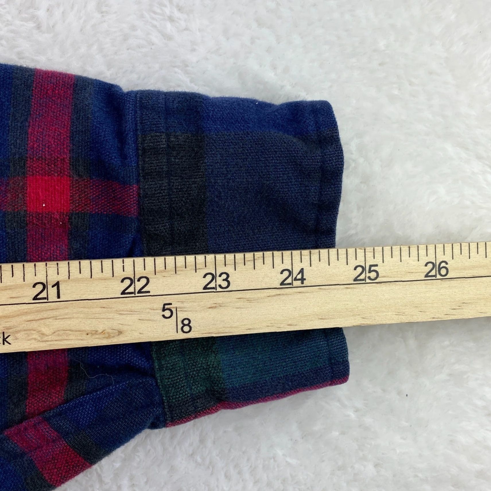 Vintage VINTAGE LL Bean Mens Large Tall Plaid Flannel Button Up Long Sleeve Shirt Cotton Size US L / EU 52-54 / 3 - 5 Thumbnail