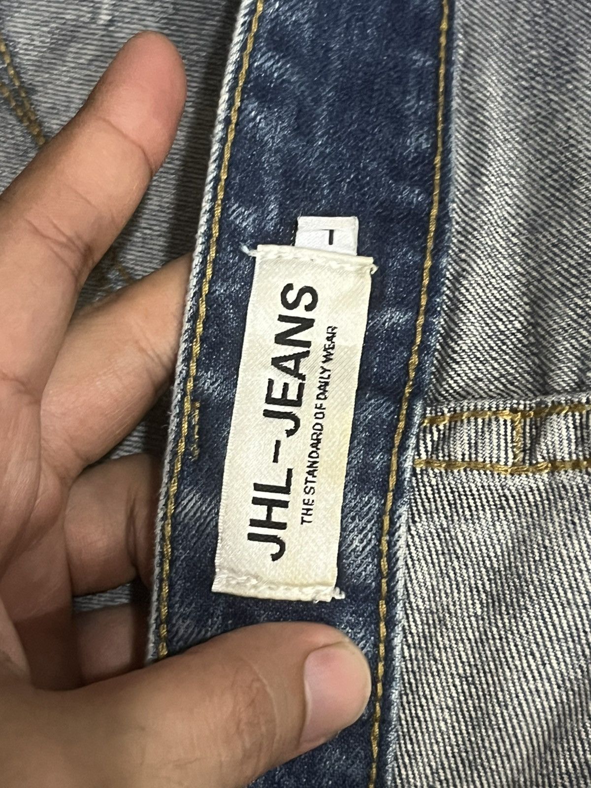 Other ⚡️Baggy⚡️Vintage JHL Jeans Blowout Distress Size US 32 / EU 48 - 18 Thumbnail