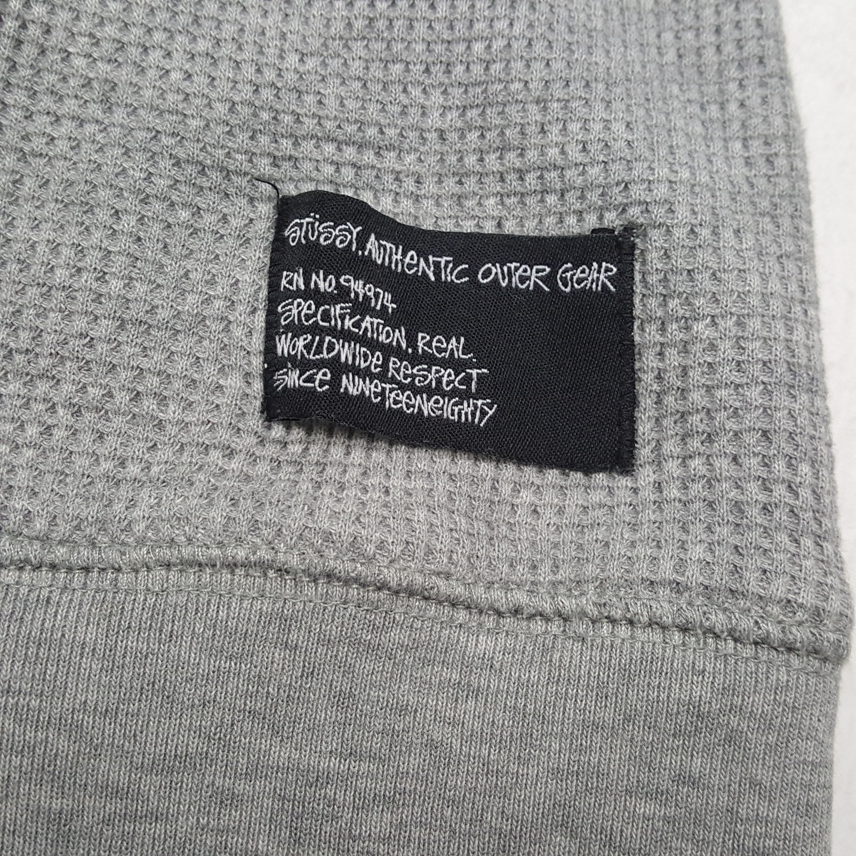 Stussy × Vintage STUSSY Streetwear Custom Art Logo Style Zipper Hoodies Size US M / EU 48-50 / 2 - 7 Thumbnail