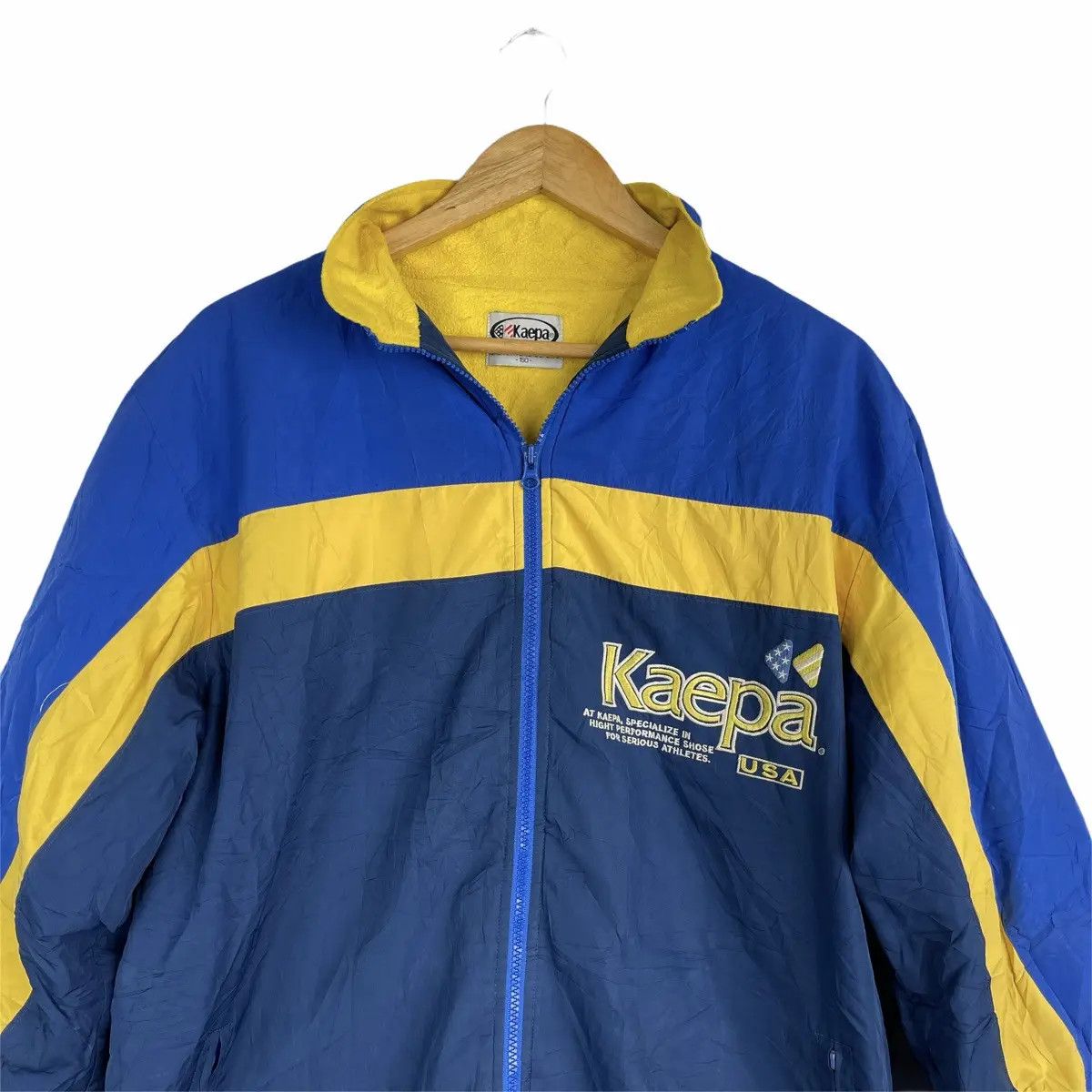 Vintage Vintage KAEPA ATHLETIC BLUE Sport Big Logo Zip Up Sweater Size US L / EU 52-54 / 3 - 2 Thumbnail