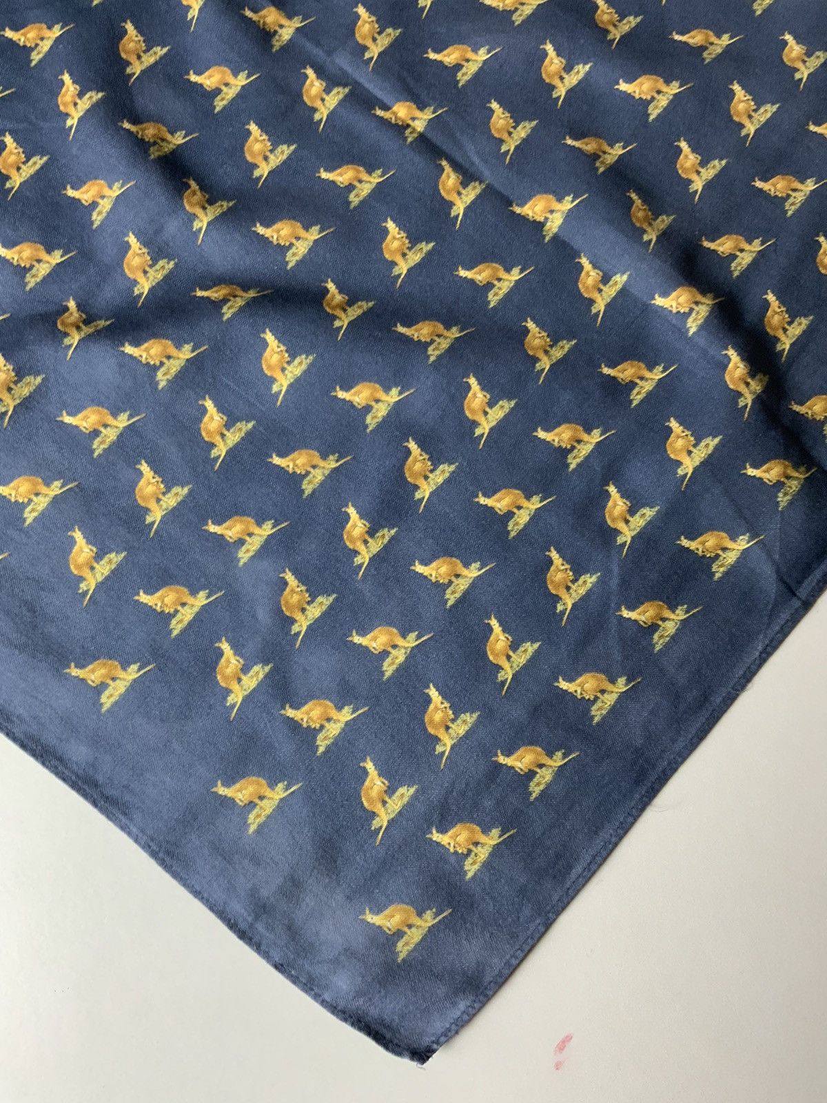 Vintage Renoma Kangaroo Monogram Bandana Handkerchief Size ONE SIZE - 4 Thumbnail