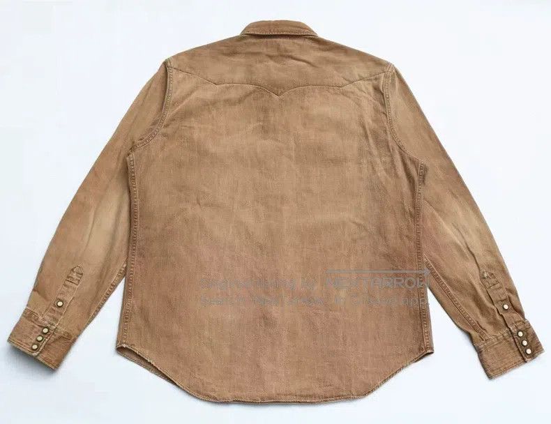 RRL Ralph Lauren RRL Ralph Lauren Vintage-style water-washed silver button Size US XL / EU 56 / 4 - 2 Thumbnail