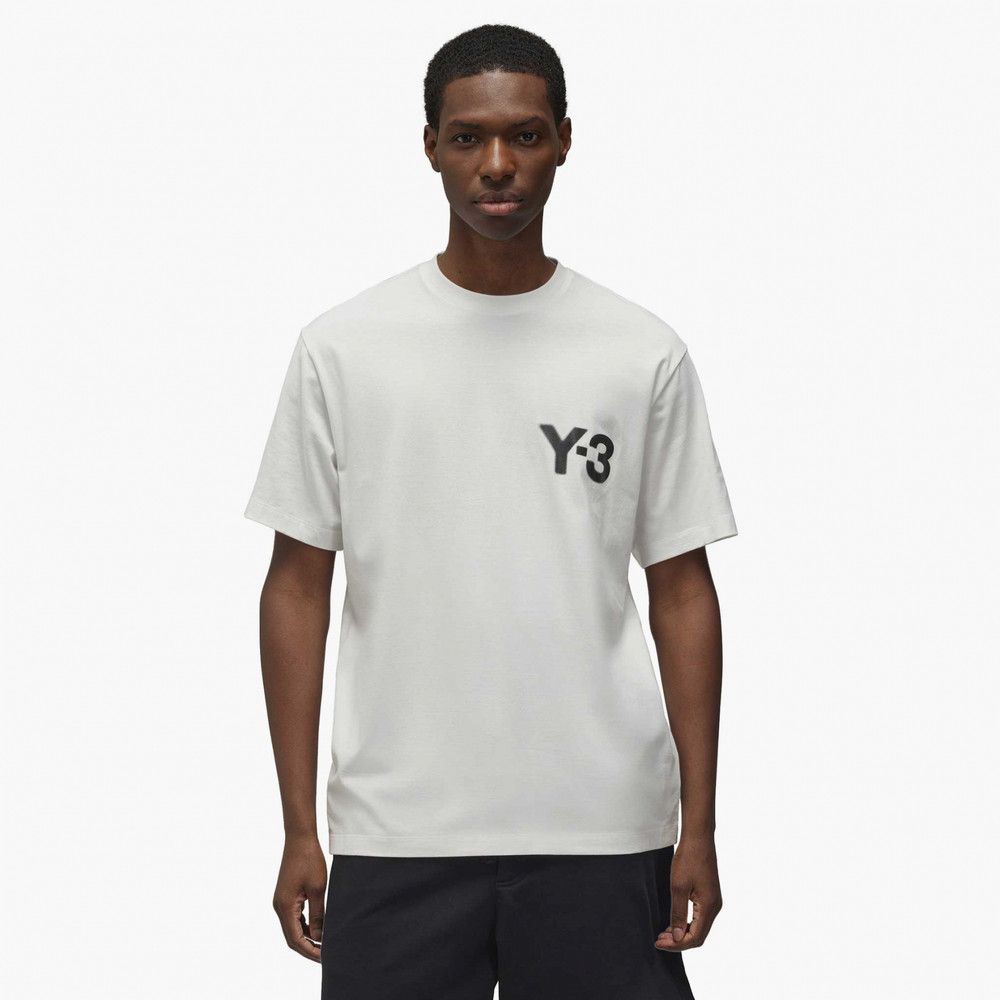 Y-3 o1s22i1n0125 Crewneck T-Shirt in White Size US XL / EU 56 / 4 - 2 Thumbnail