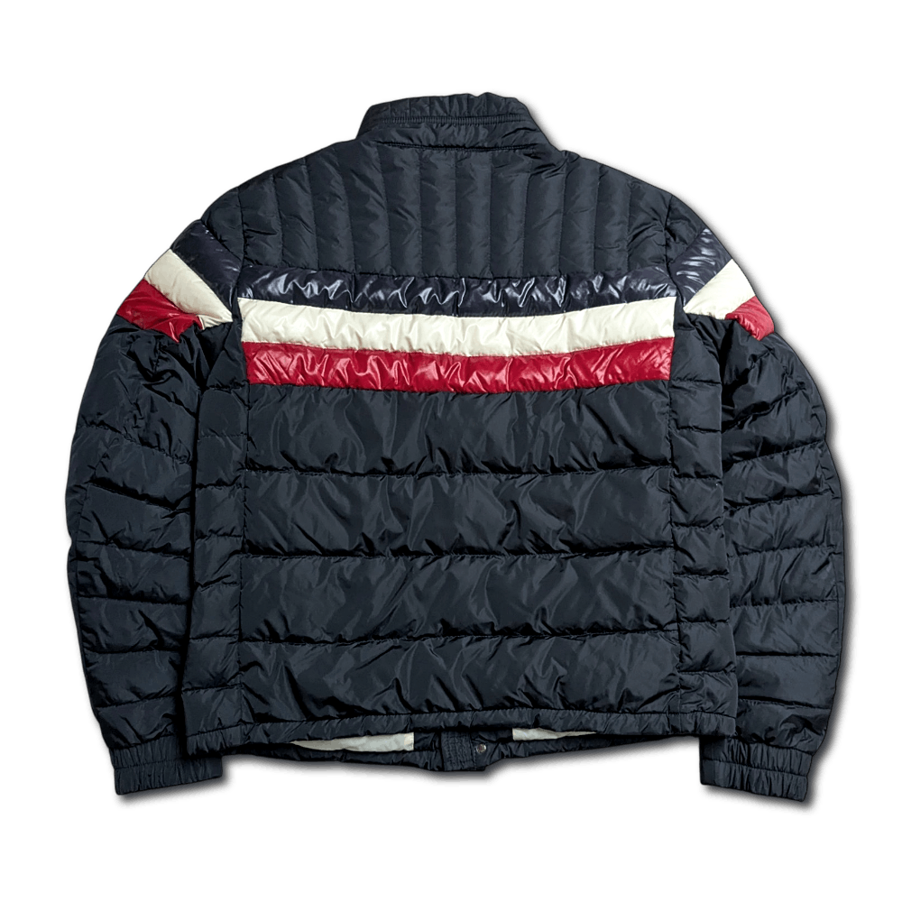 Glo Gang × Moncler Moncler Black Striped Menuire Puffer