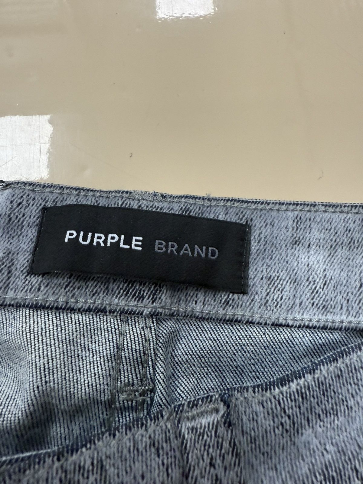 Other Purple Brand Skinny Flock Jeans Size 26" / US 2 / IT 38 - 4 Thumbnail