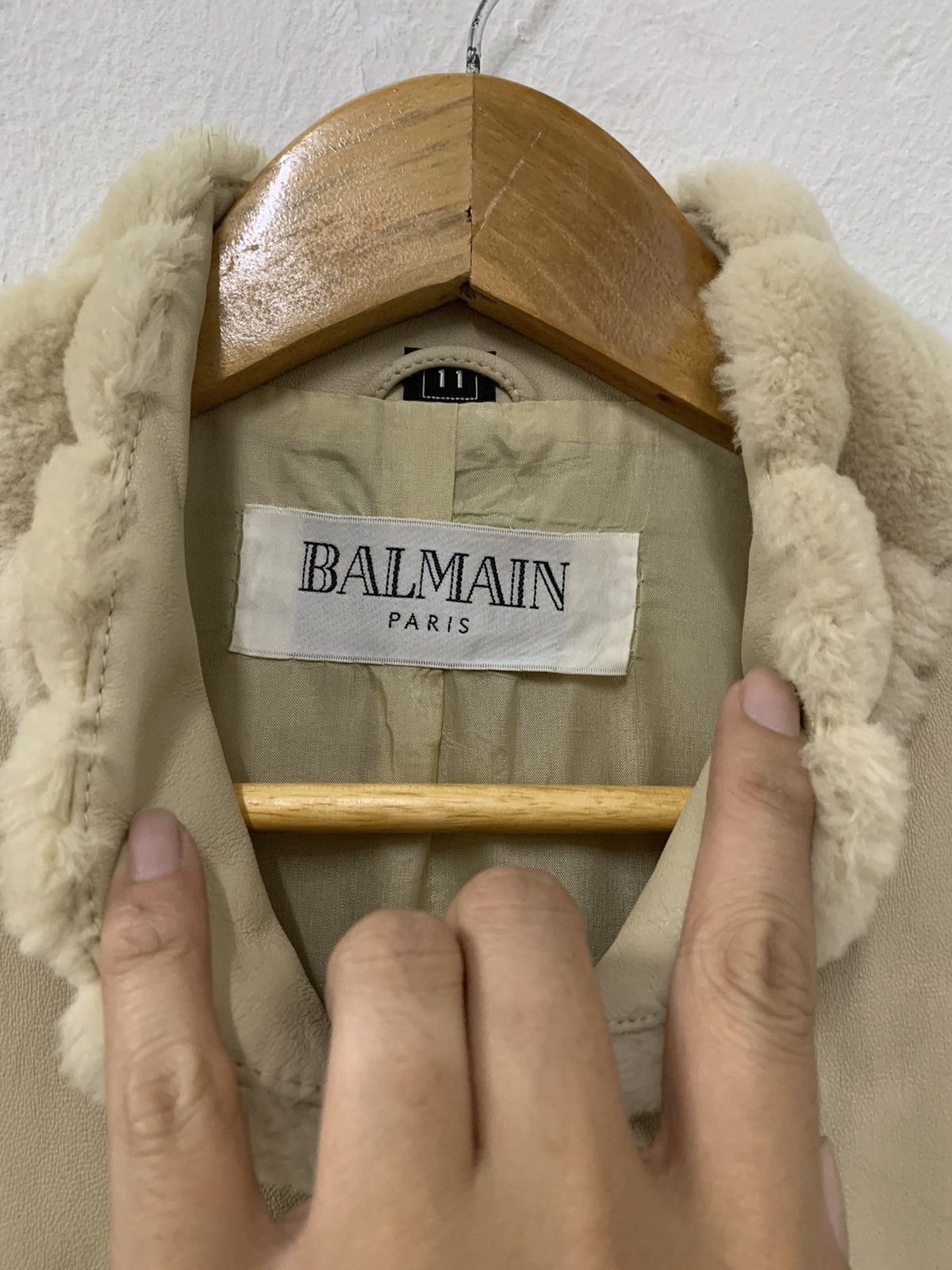 Balmain Balmain Lamb Skin Leather Coat Size S / US 4 / IT 40 - 3 Thumbnail