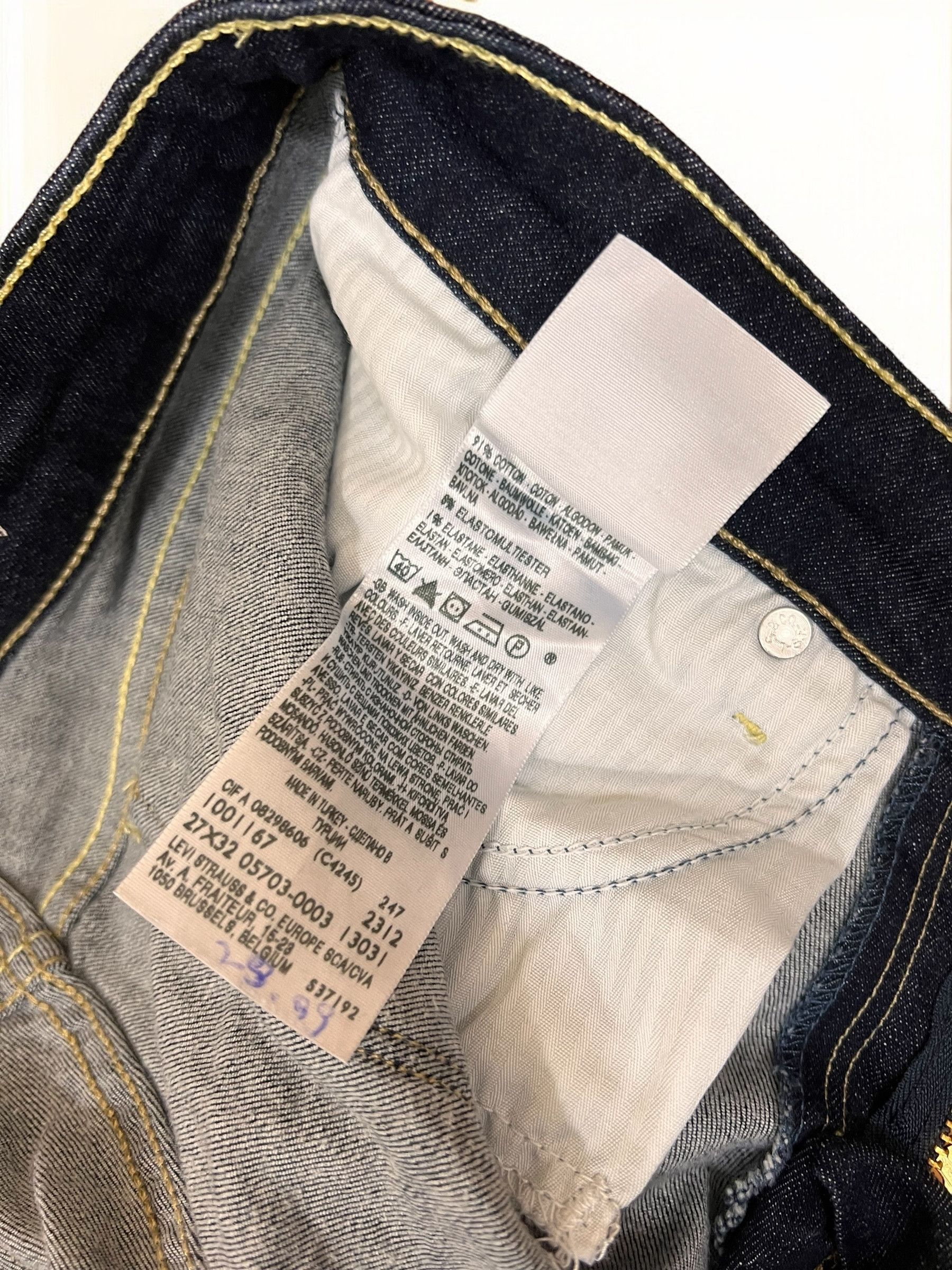 Levi's Levi's Demi Curve Modern Rise Skinny jeans size W27 L32 Size 27" / US 4 / IT 40 - 6 Thumbnail
