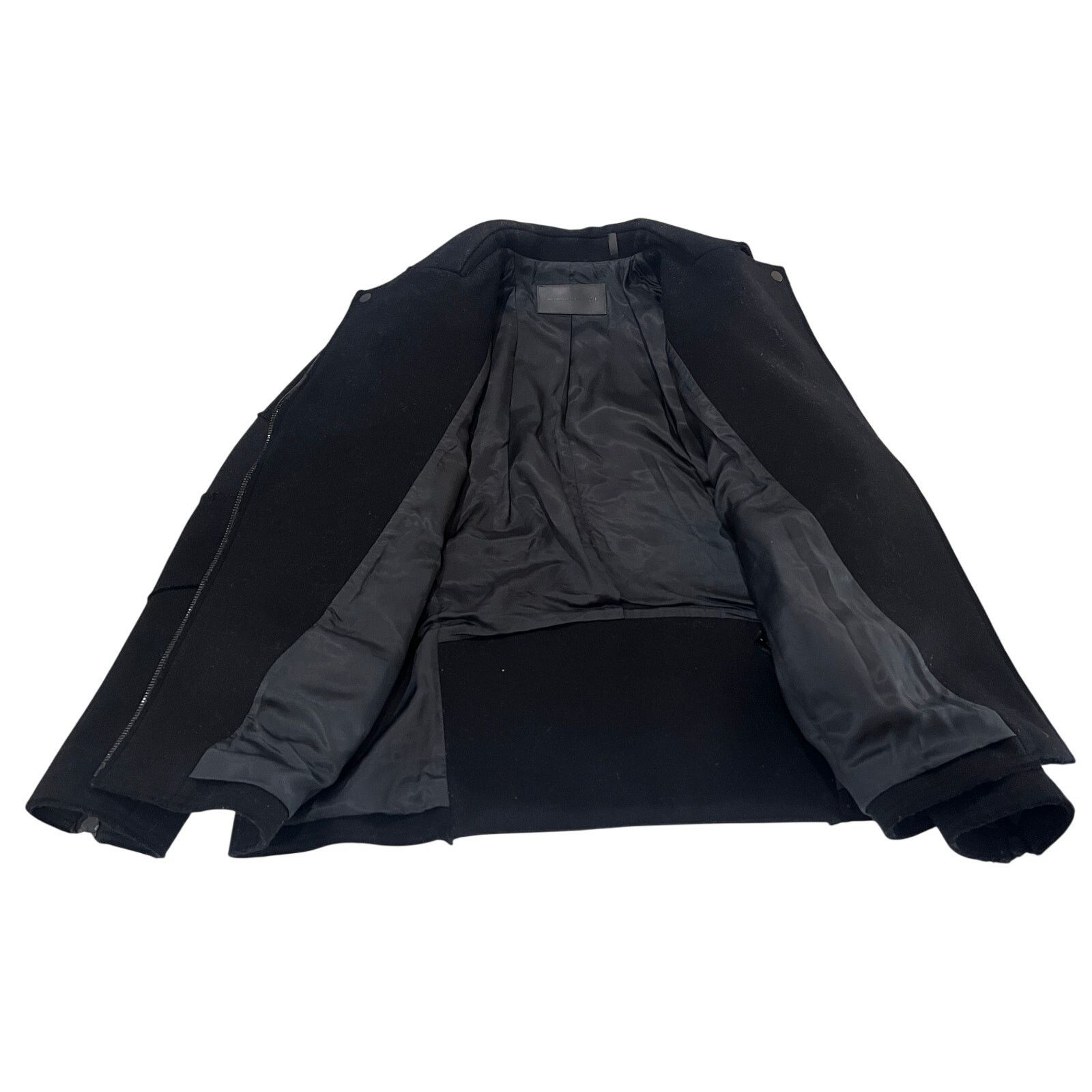 Alexander Wang × H&M *R50 ALEXANDER WANG x H&M Women's Wool Biker Jacket Size 8 Size M / US 6-8 / IT 42-44 - 3 Thumbnail