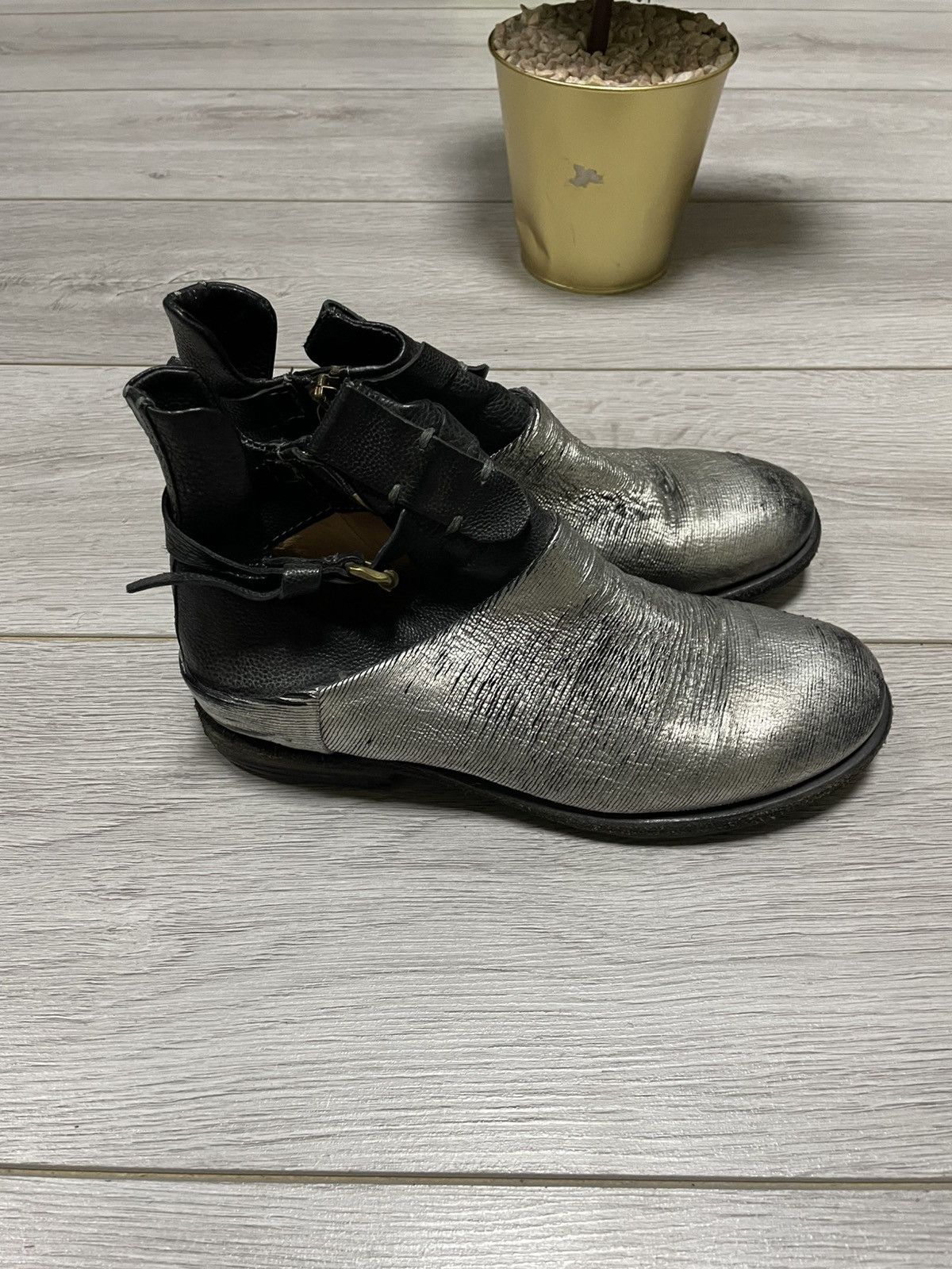 A.S.98 A.S.98 engineered leather high boots silver belts eb0 Size US 6 / IT 36 - 4 Thumbnail