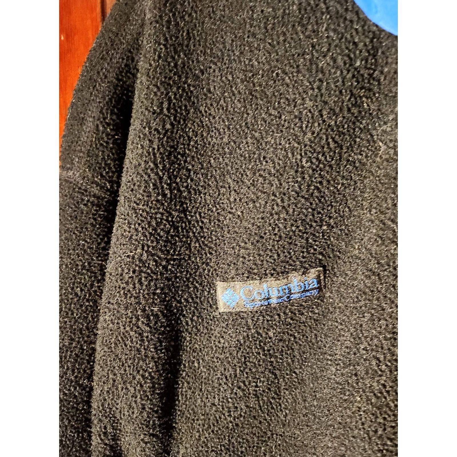 Vintage VINTAGE Columbia Men's Fleece Jacket Black Adult Large Collared Mock Full Zip Size US L / EU 52-54 / 3 - 2 Thumbnail