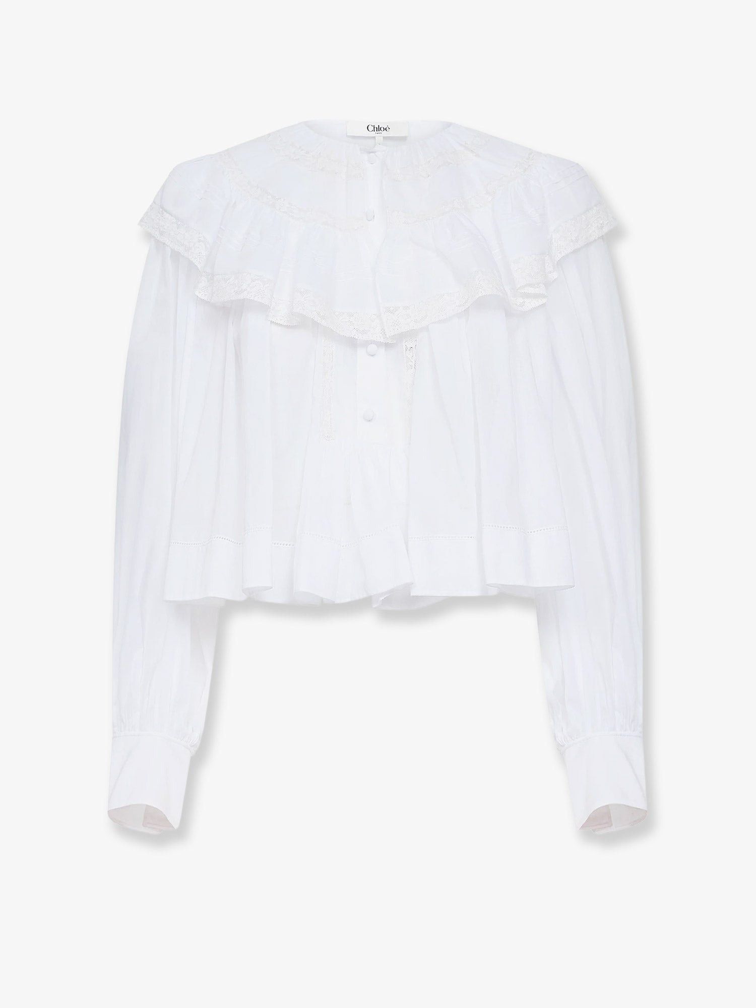 Chloe Cotton Shirt Size M / US 6-8 / IT 42-44 - 1 Thumbnail
