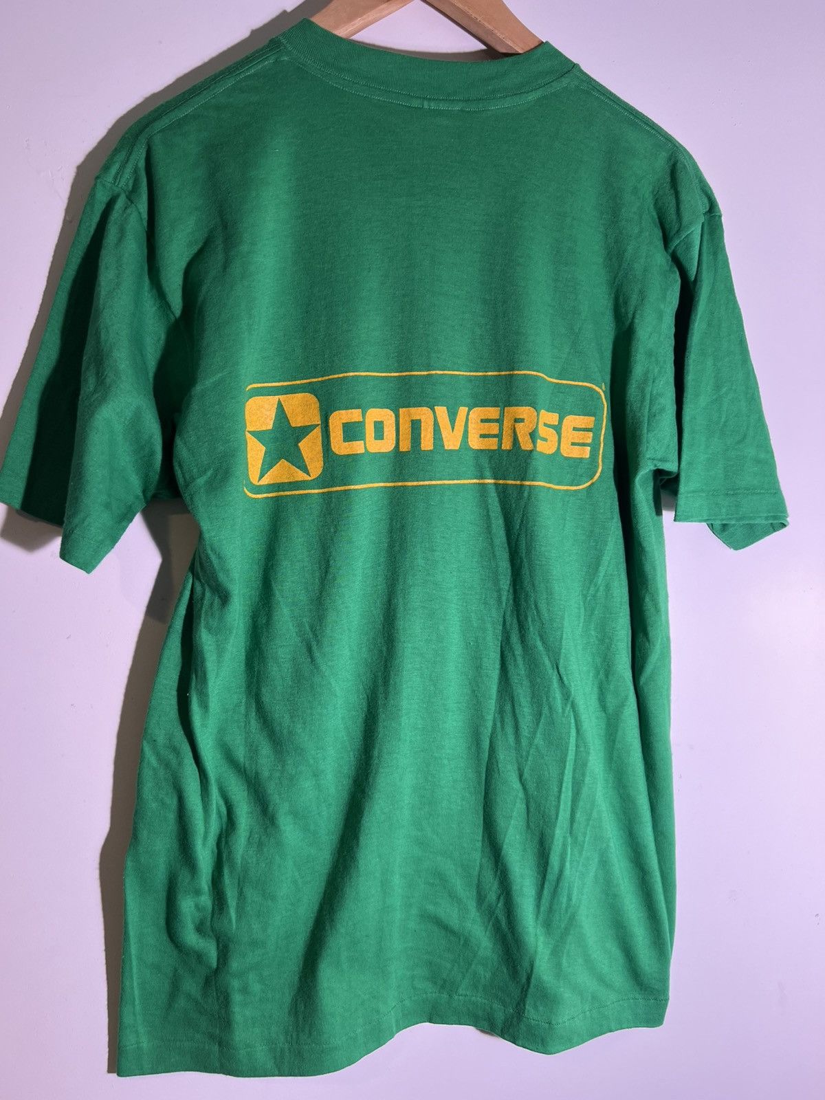 Vintage 70’s 80’s VTG Vintage Converse x Jack Sikma 43 Retro T Shirt Size US L / EU 52-54 / 3 - 2 Thumbnail