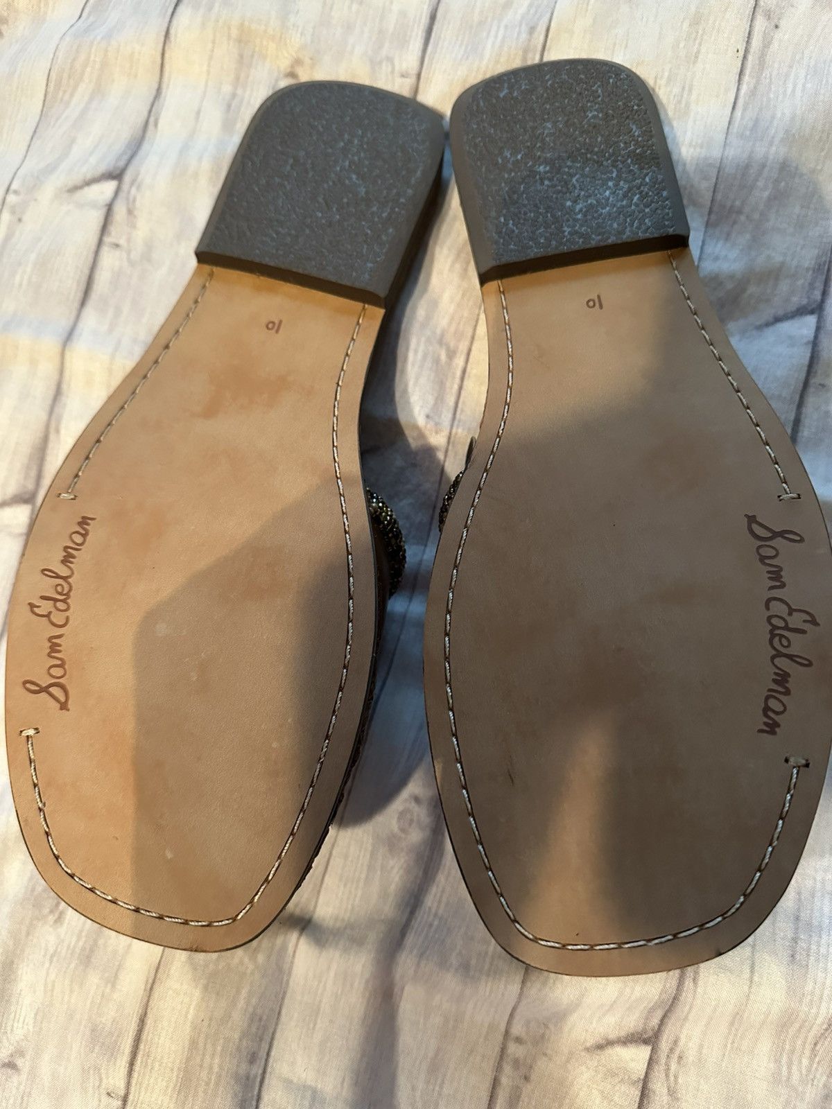 Sam Edelman Sam Edelman Fitz brwn beaded Lea 19802M1201 Size US 10 / IT 40 - 7 Thumbnail