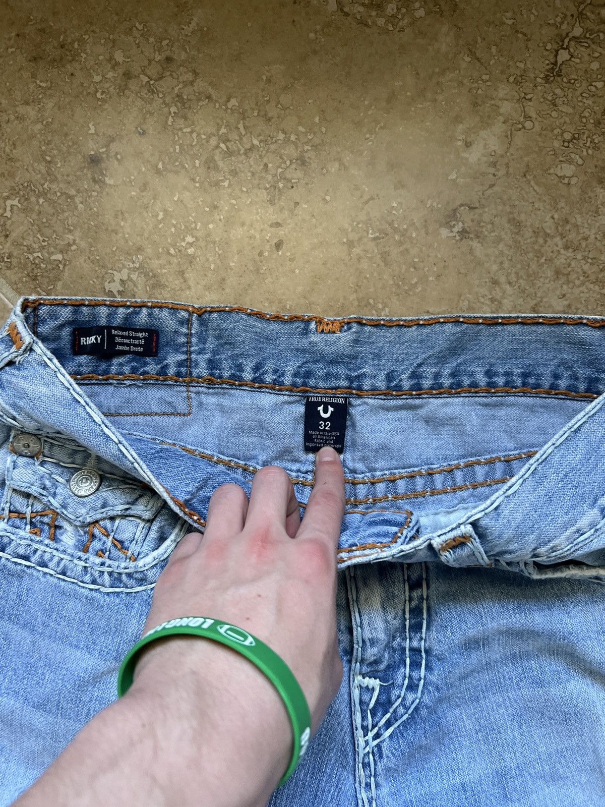True Religion × Vintage Vintage True Religion Jeans Size US 32 / EU 48 - 5 Thumbnail