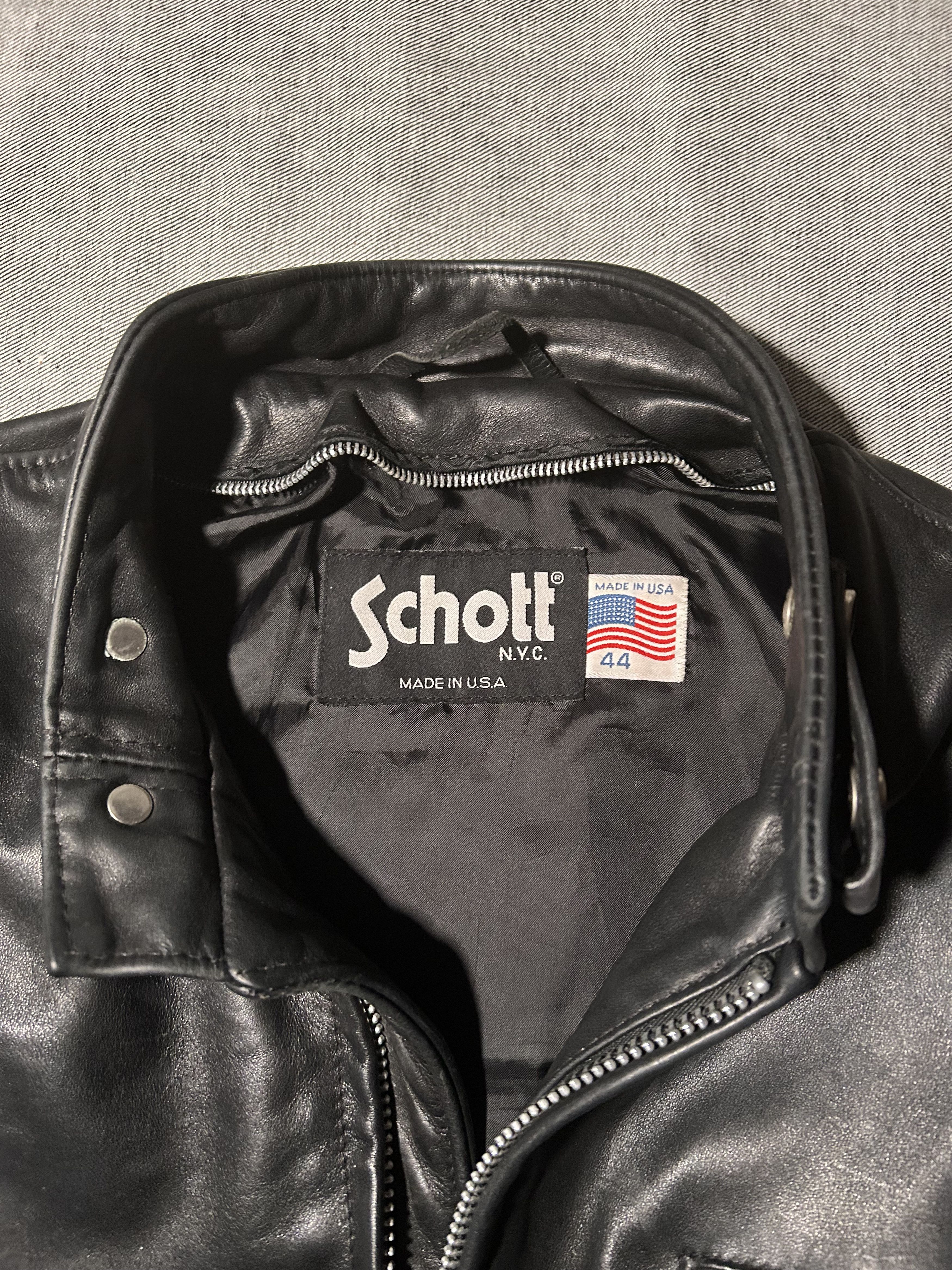 Schott Vintage Schott Café Racer 141 Jacket Size 44 Size US L / EU 52-54 / 3 - 6 Thumbnail
