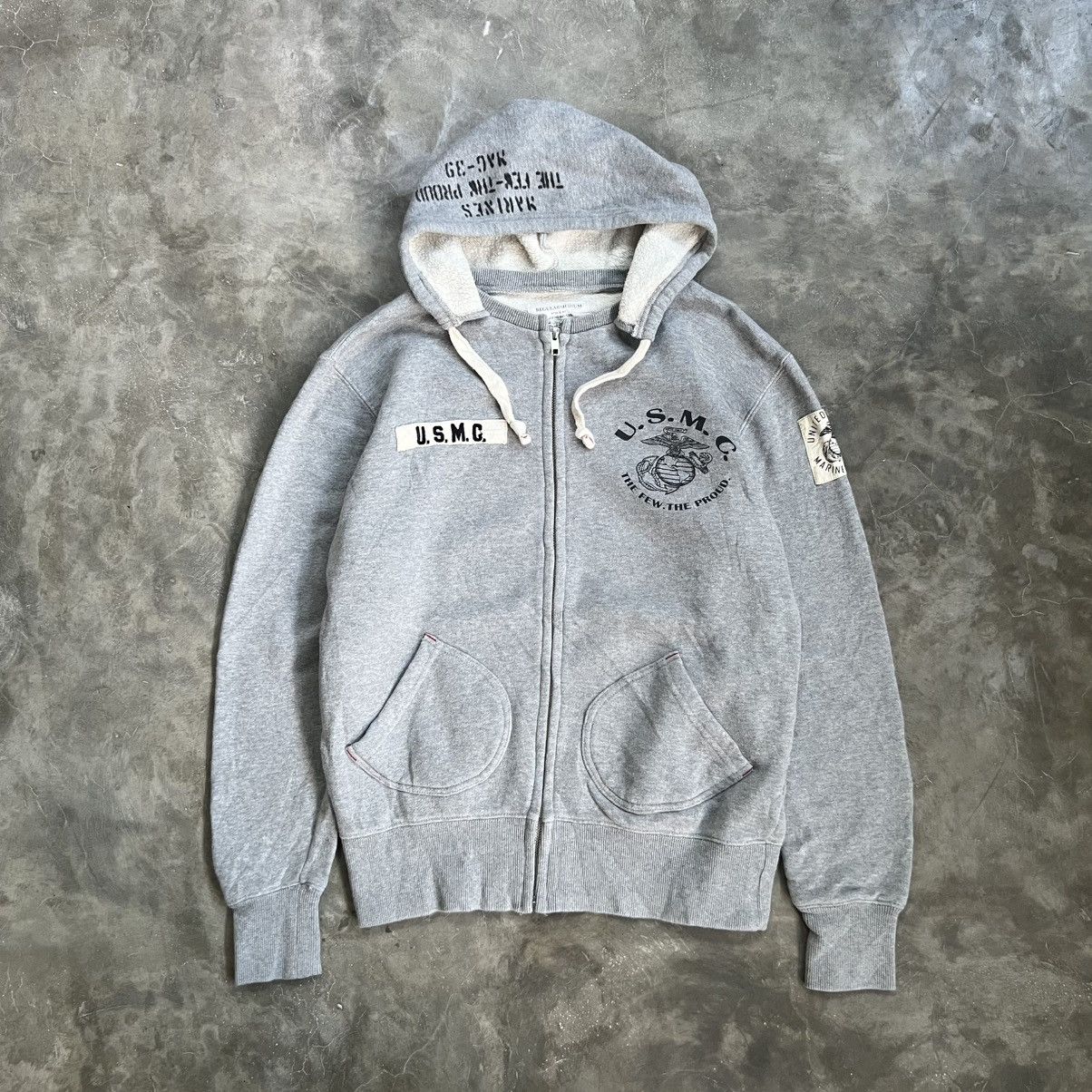 Toyo Enterprises Houston Sugar Cane Style Inc U.S.M.C. Zip Hoodie Size US M / EU 48-50 / 2 - 1 Thumbnail