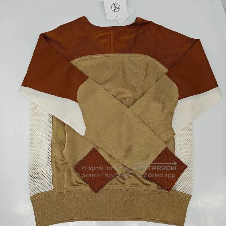 Hermes Hermes Knitted sweater, color-blocked Size XS / US 0-2 / IT 36-38 - 9 Thumbnail