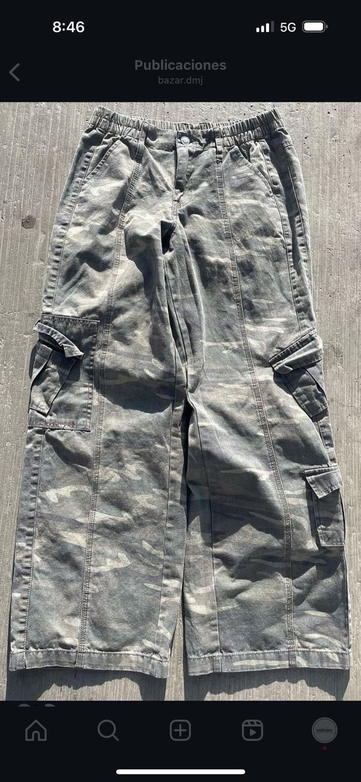 Vintage Camo baggy jeans Size US 28 / EU 44 - 1 Thumbnail