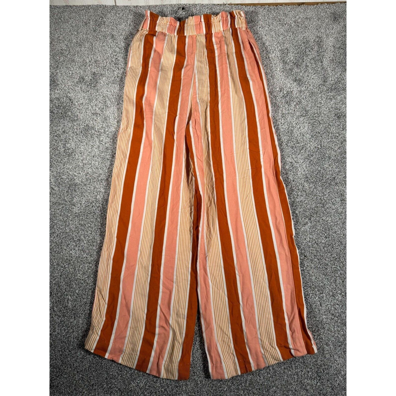 Forever 21 Retro 70s Inspired Palazzo Pants Womens Small Boho Hippie Size 26" / US 2 / IT 38 - 2 Thumbnail