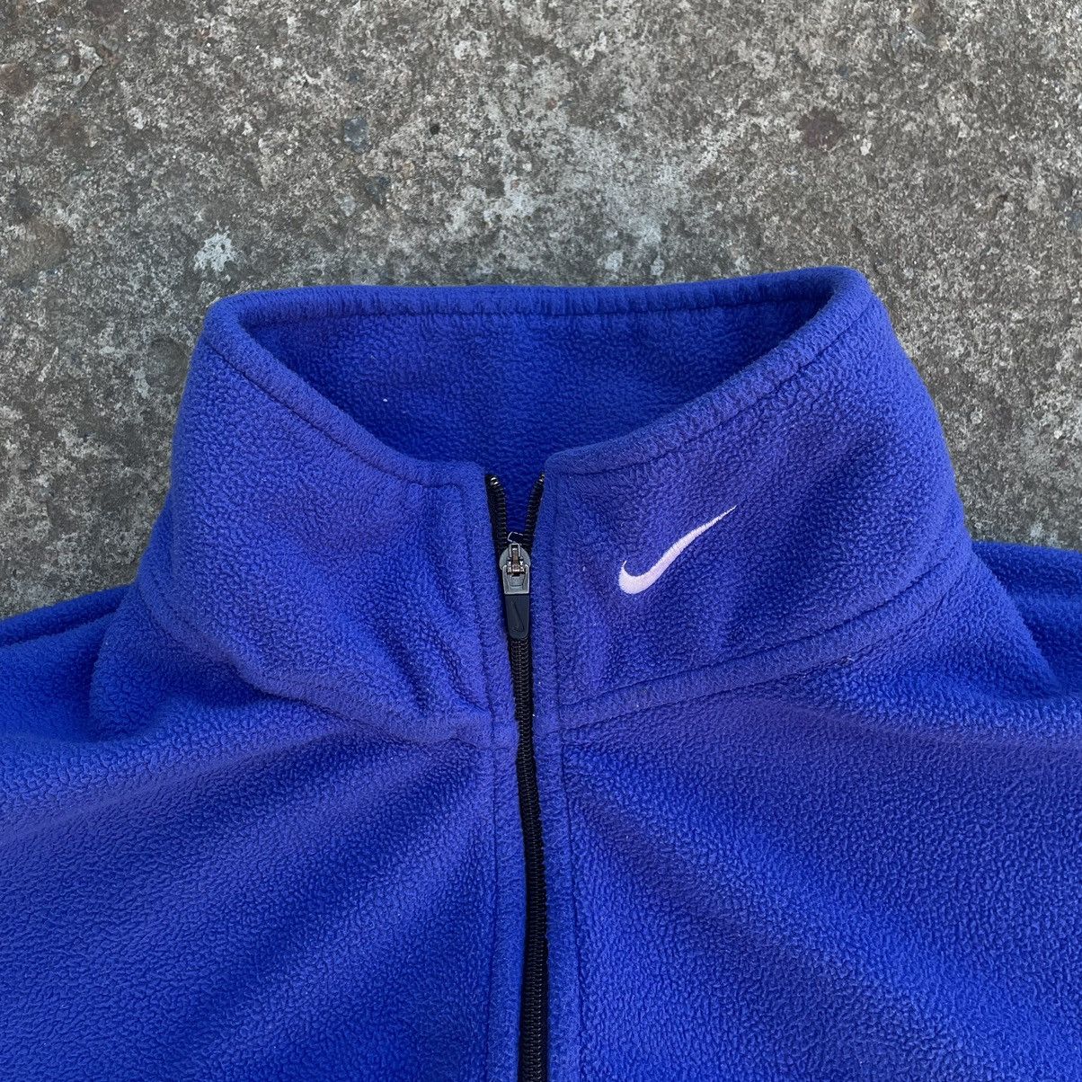 Vintage Vintage Nike Fleece Zip 1/4 Small Swoosh 90s Y2K Style USA Size US L / EU 52-54 / 3 - 9 Thumbnail
