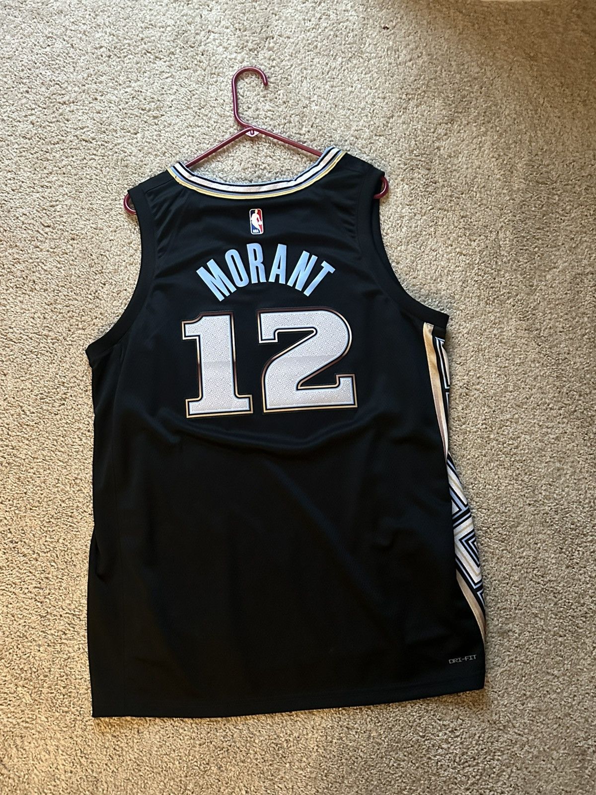 Nike Ja Morant Memphis Grizzlies City Edition Jersey Size US XXL / EU 58 / 5 - 2 Thumbnail