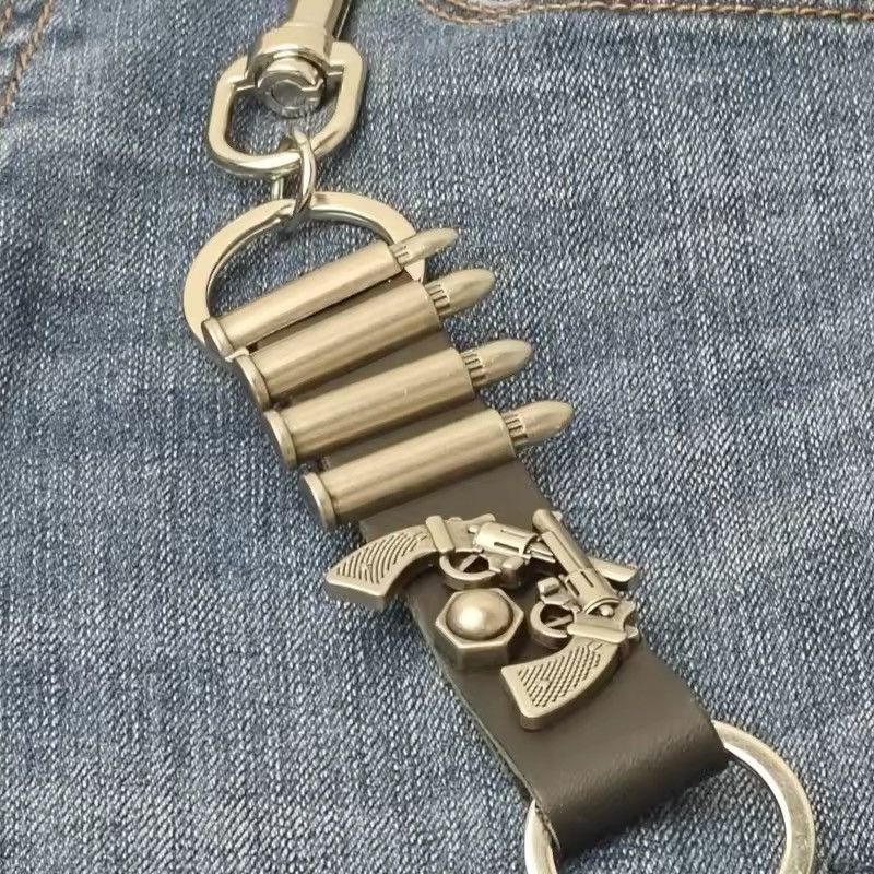 Other Revolver Bullet Row Pants Chain Leather Cover Minimalism Size ONE SIZE - 6 Thumbnail
