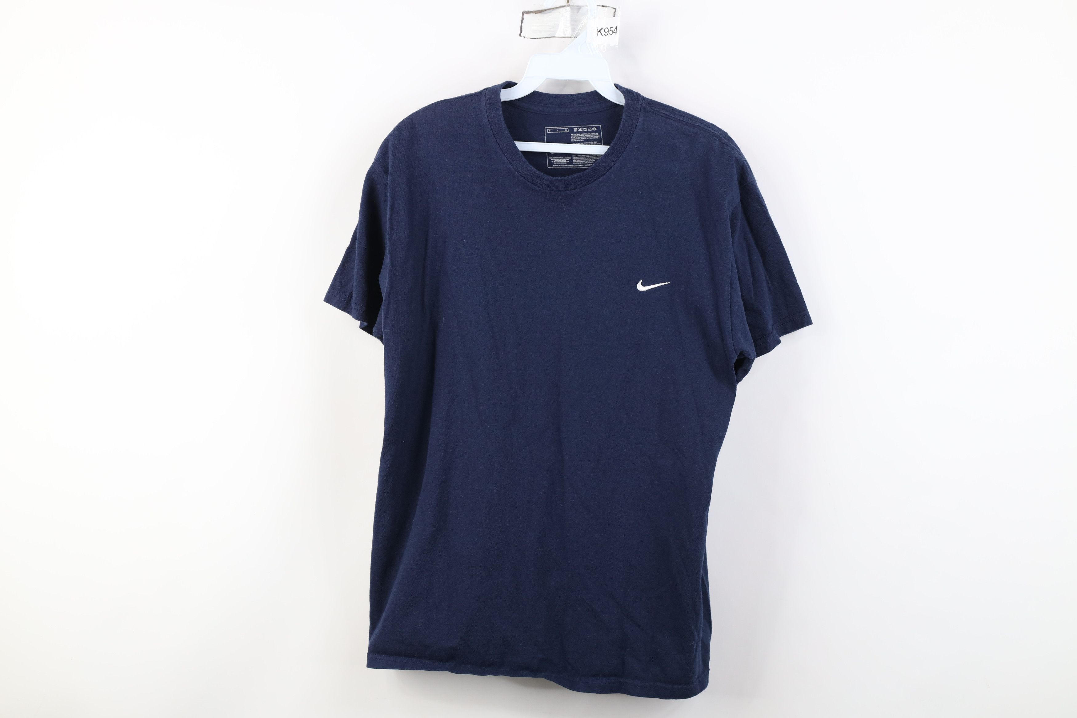 Nike Vintage Nike Scott Mini Swoosh Short Sleeve T-Shirt Blue Size US S / EU 44-46 / 1 - 1 Thumbnail