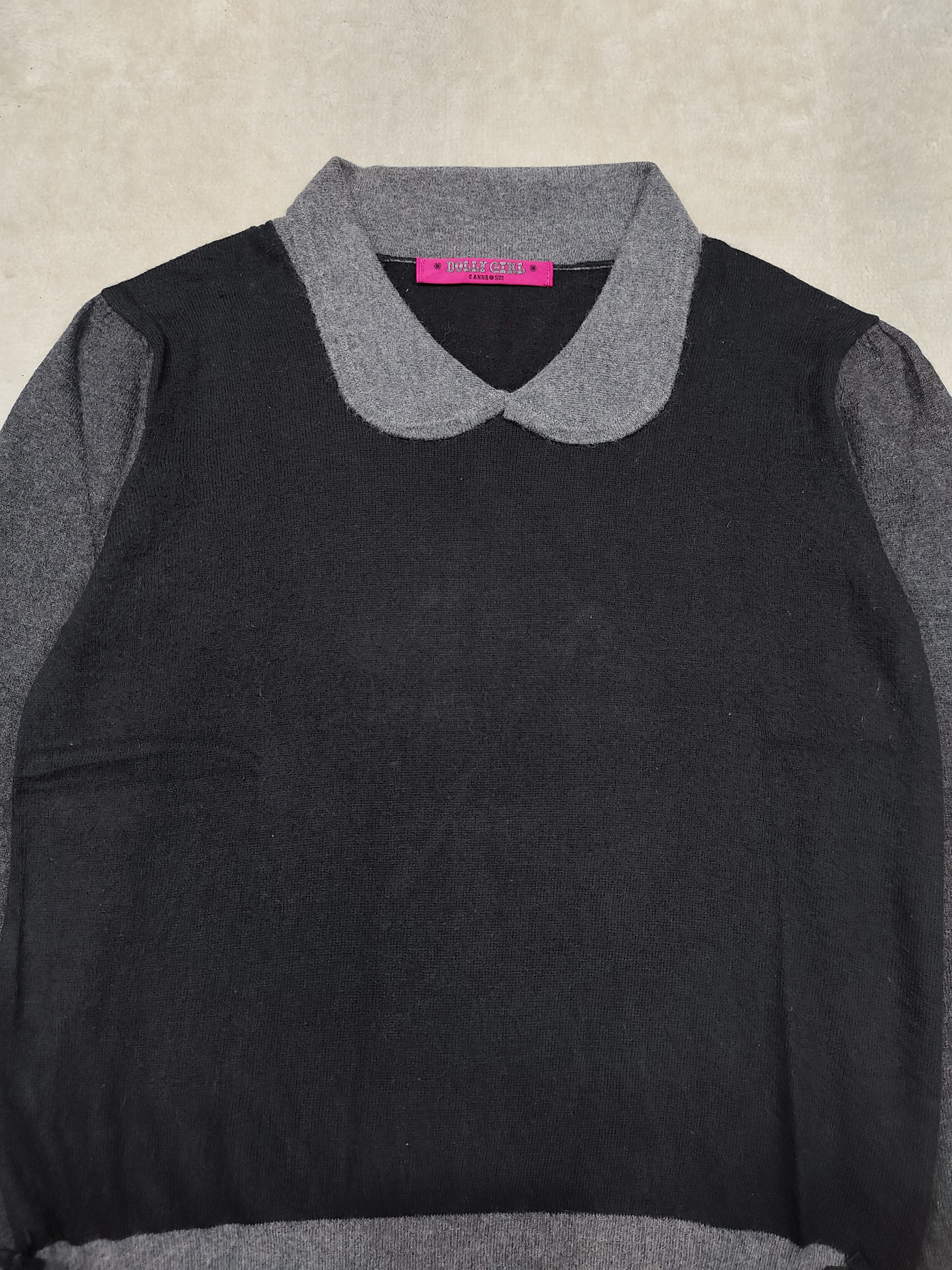 Anna Sui NEED GONE 💥 Anna Sui Dolly Girl Knitted Sweatshirt Size M / US 6-8 / IT 42-44 - 5 Thumbnail