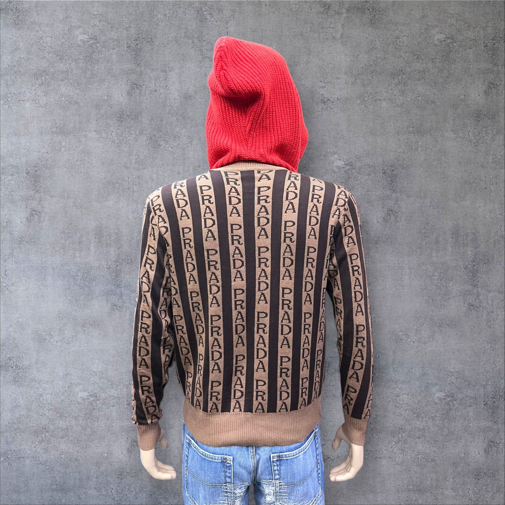 Issey Miyake Ne-net Issey Miyake Bee Toggle Knit Hoodie Scarf Rare Size ONE SIZE - 3 Thumbnail