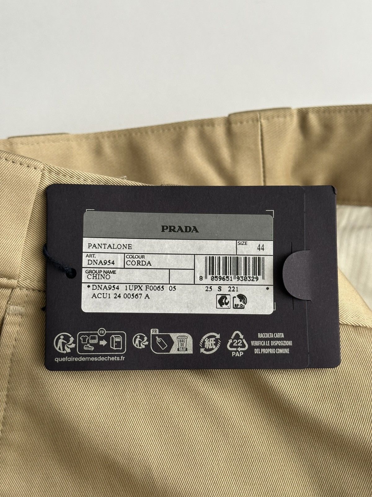 Prada Prada by Raf Simons Wide Work Pants Size US 29 - 11 Thumbnail