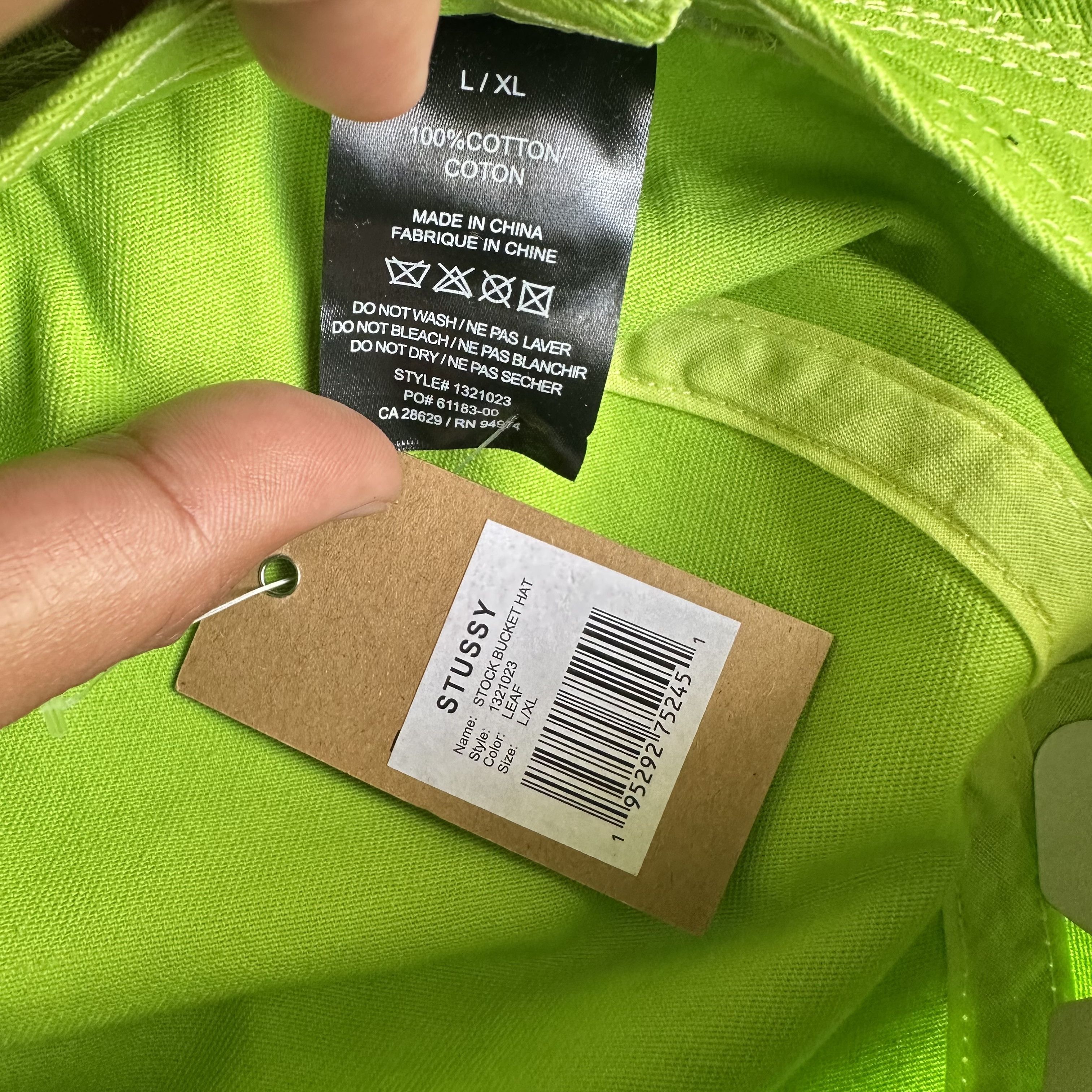 Stussy STUSSY STOCK BUCKET HAT LEAF L/XL Size ONE SIZE - 4 Thumbnail